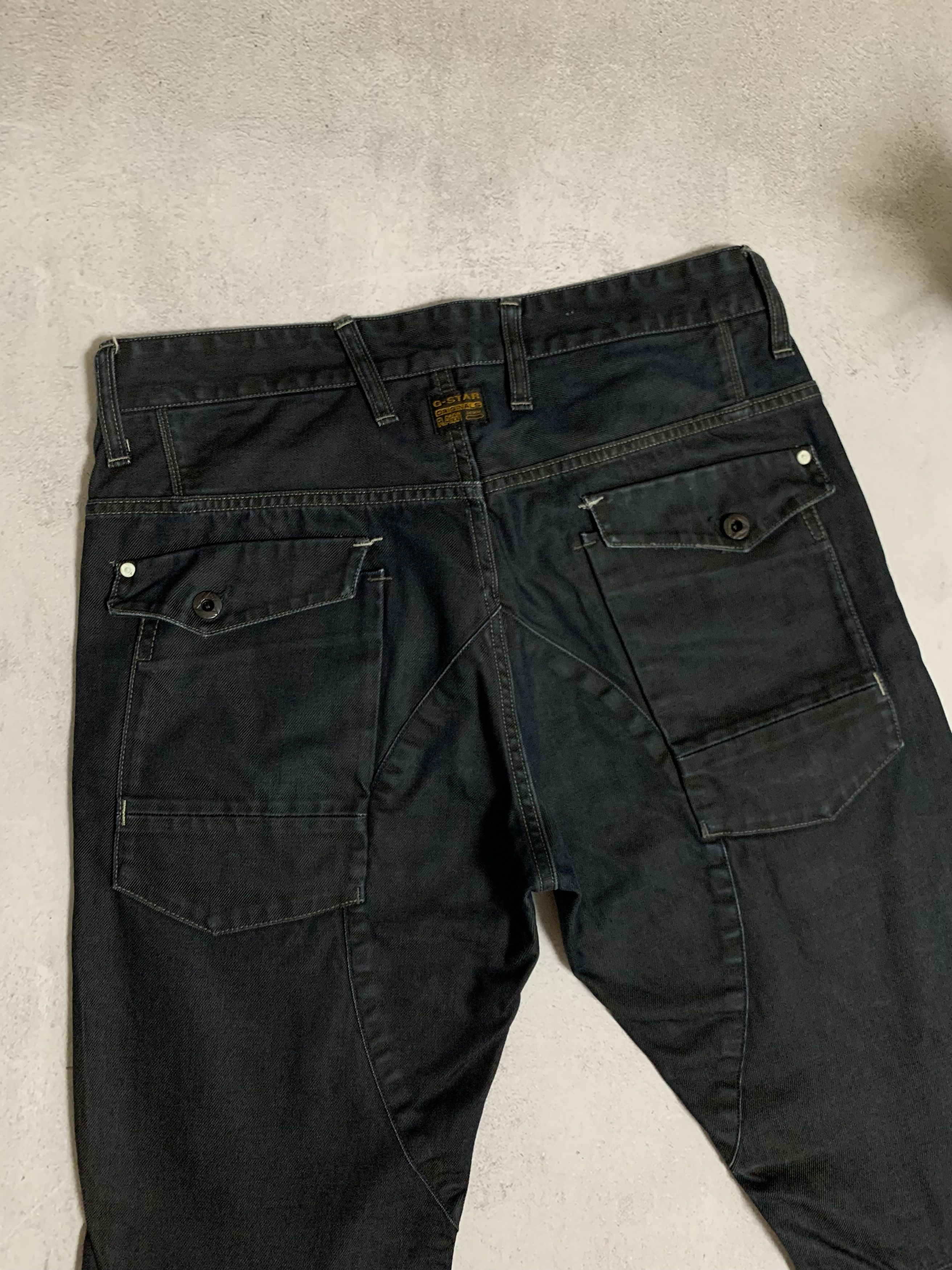 G-Star × Japanese Brand vintage g star raw double knee crazy dirty jeans denim y2k Size US 32 / EU 48 - 9 Thumbnail