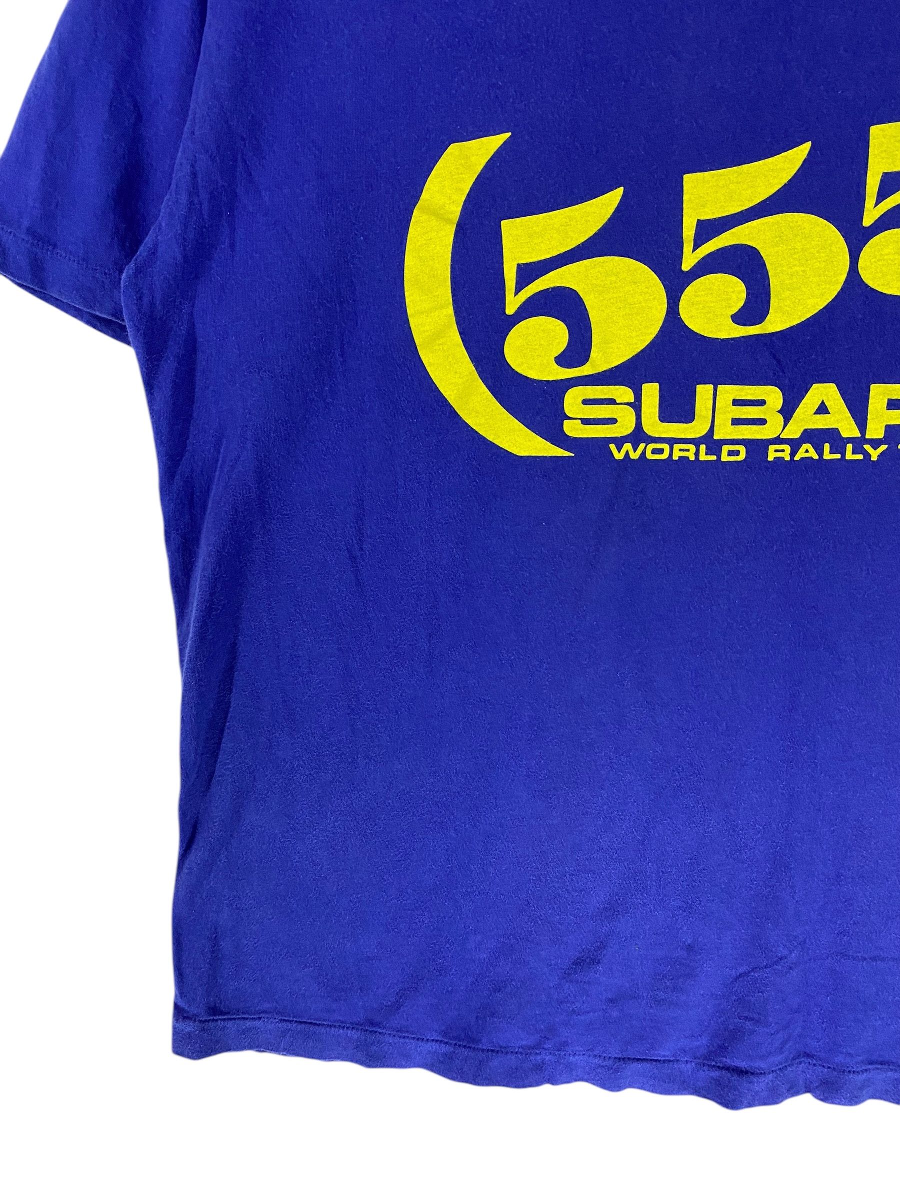 Vintage 90s Subaru 555 world rally team Vintage tshirt jdm sti Size US M / EU 48-50 / 2 - 4 Thumbnail
