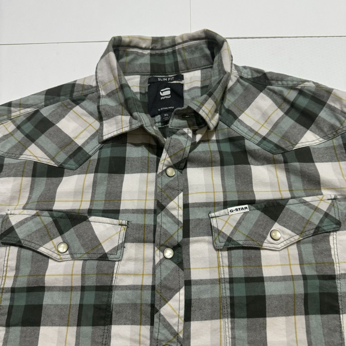G-Star G-Star Raw Men’s Shirt Multicoloured Slim Fit Button Up Size US XL / EU 56 / 4 - 3 Thumbnail