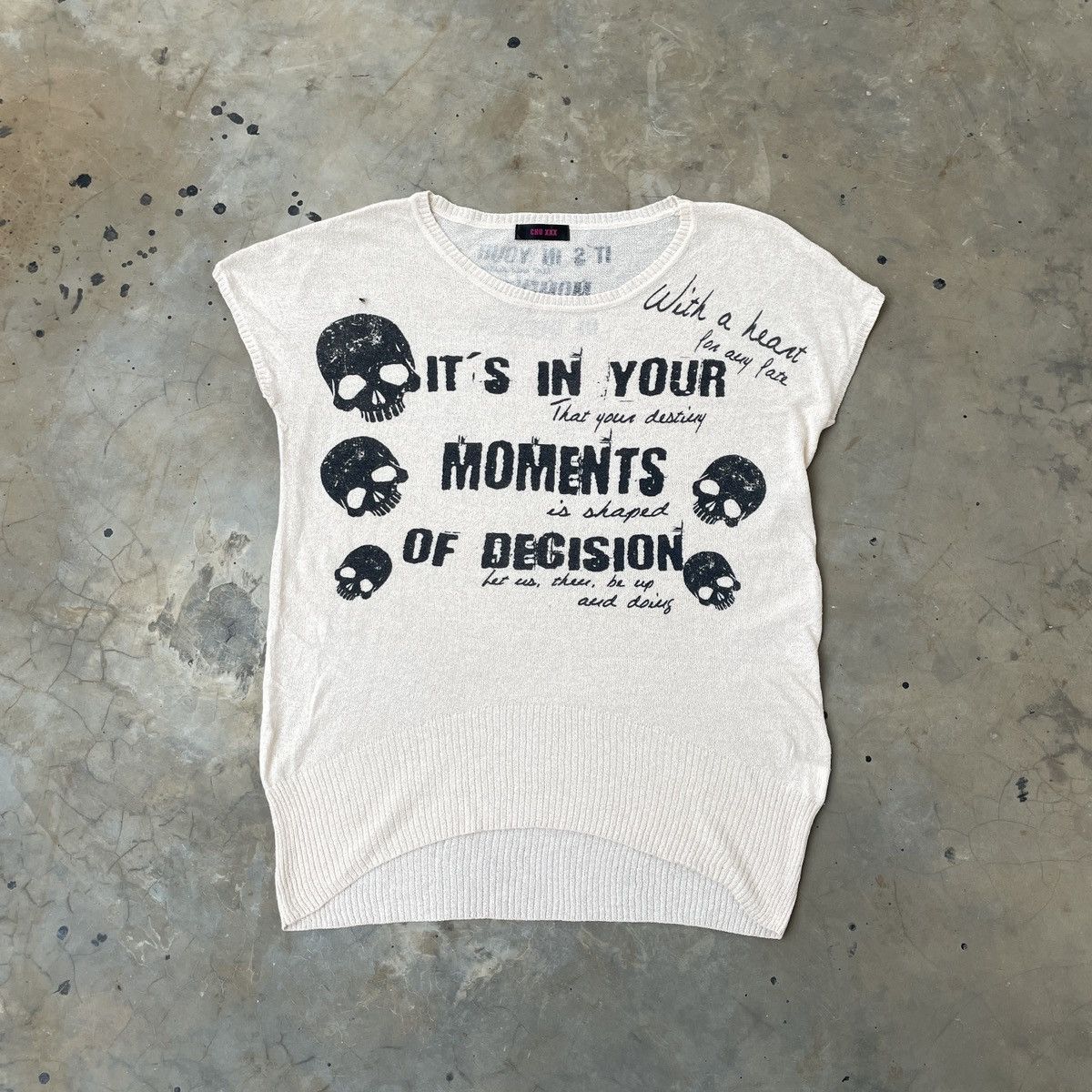 Hysteric Glamour × If Six Was Nine × Japanese Brand CHU XXX T-Shirt Crewneck Sweatshirt Sleeveless Knit Size XL / US 12-14 / IT 48-50 - 1 Thumbnail