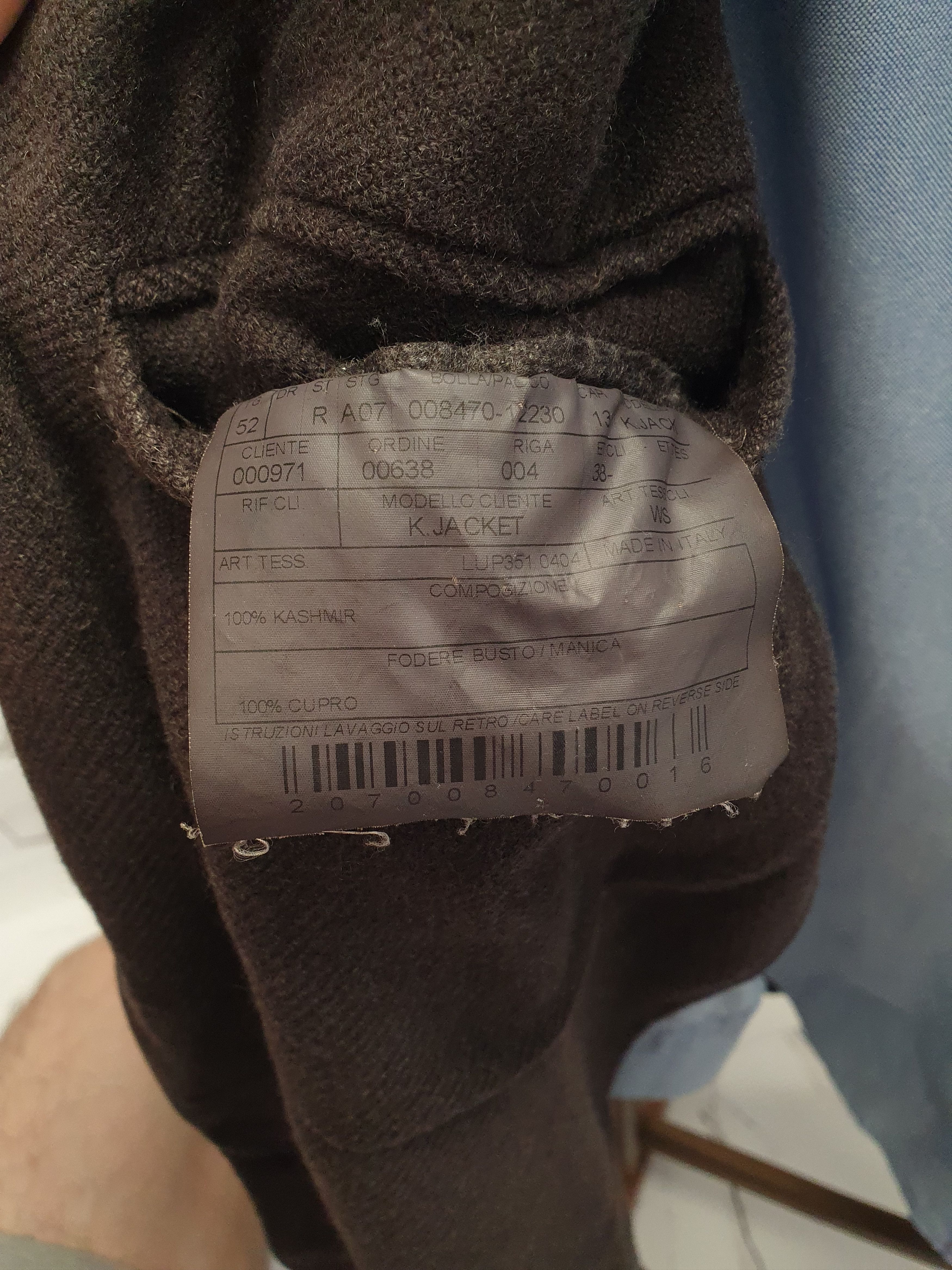 Boglioli Boglioli Cashmere K.Jacket Size 52R - 9 Thumbnail