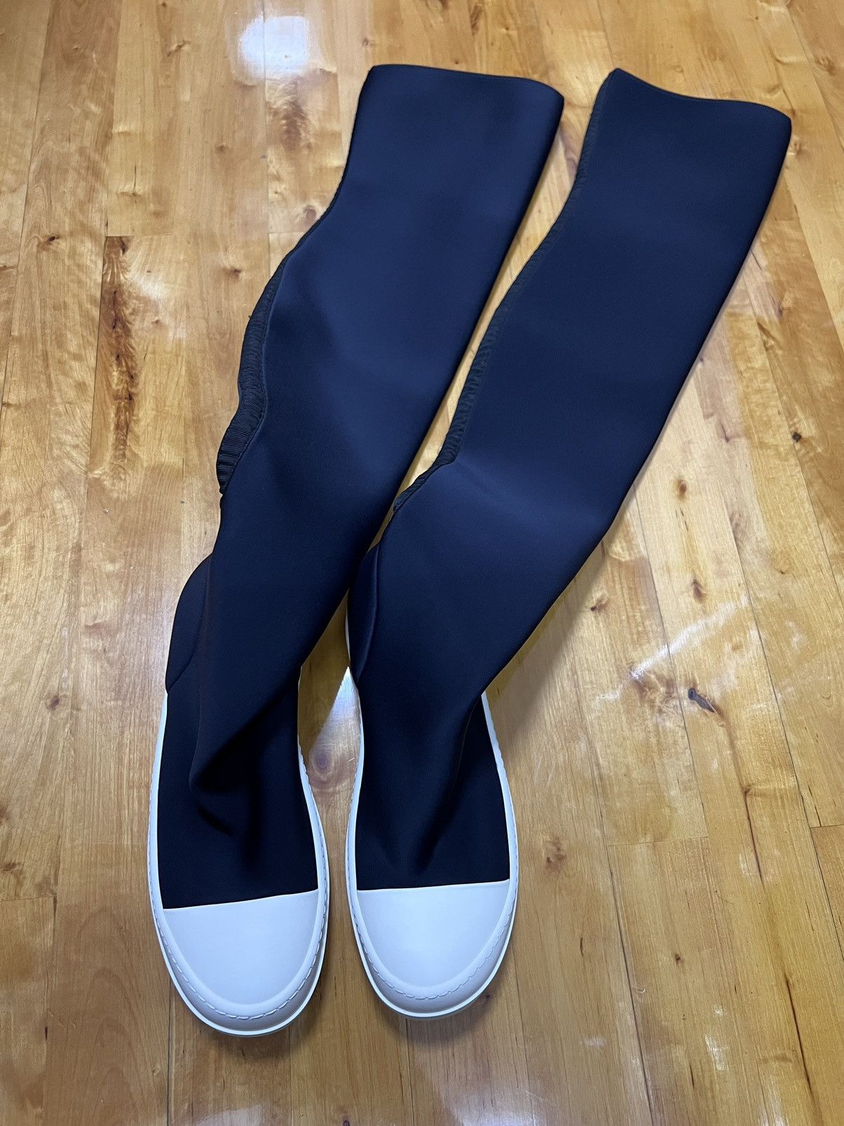Rick Owens Drkshdw Rick owens drkshdw thigh high stocking ramones sz 38 Size US 8 / IT 38 - 1 Thumbnail
