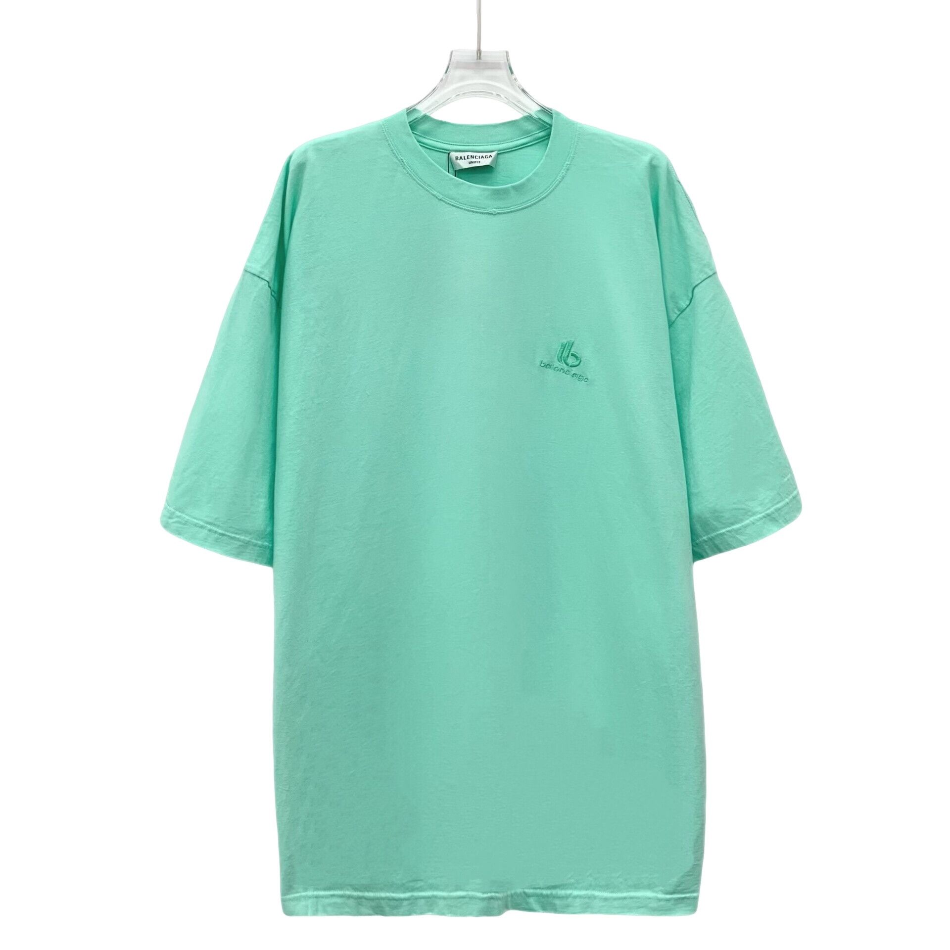 Balenciaga Balenciaga Distressed Embroidered Logo T-Shirt US L Size US L / EU 52-54 / 3 - 1 Thumbnail