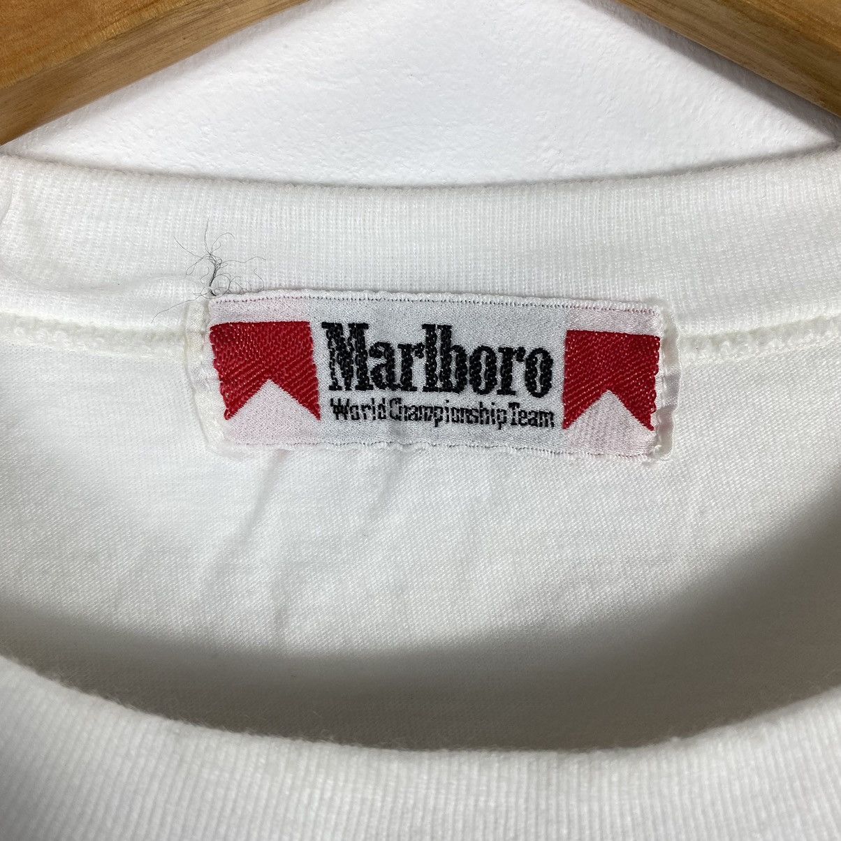 Formula 1 × Marlboro × Vintage VINTAGE 90's AYRTON SENNA MARLBORO F1 CHAMPION TEE Size US M / EU 48-50 / 2 - 7 Thumbnail
