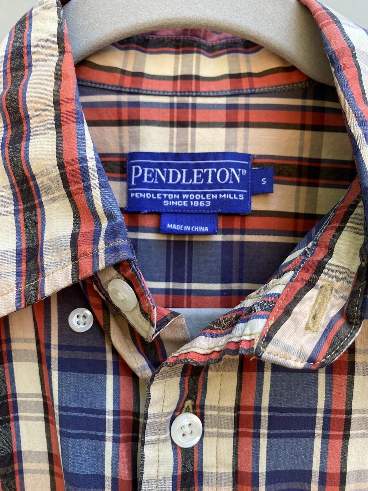 Pendleton Pendleton Woolen Mills Plaid Short Sleeve Button-Up Shirt S Size US S / EU 44-46 / 1 - 2 Thumbnail