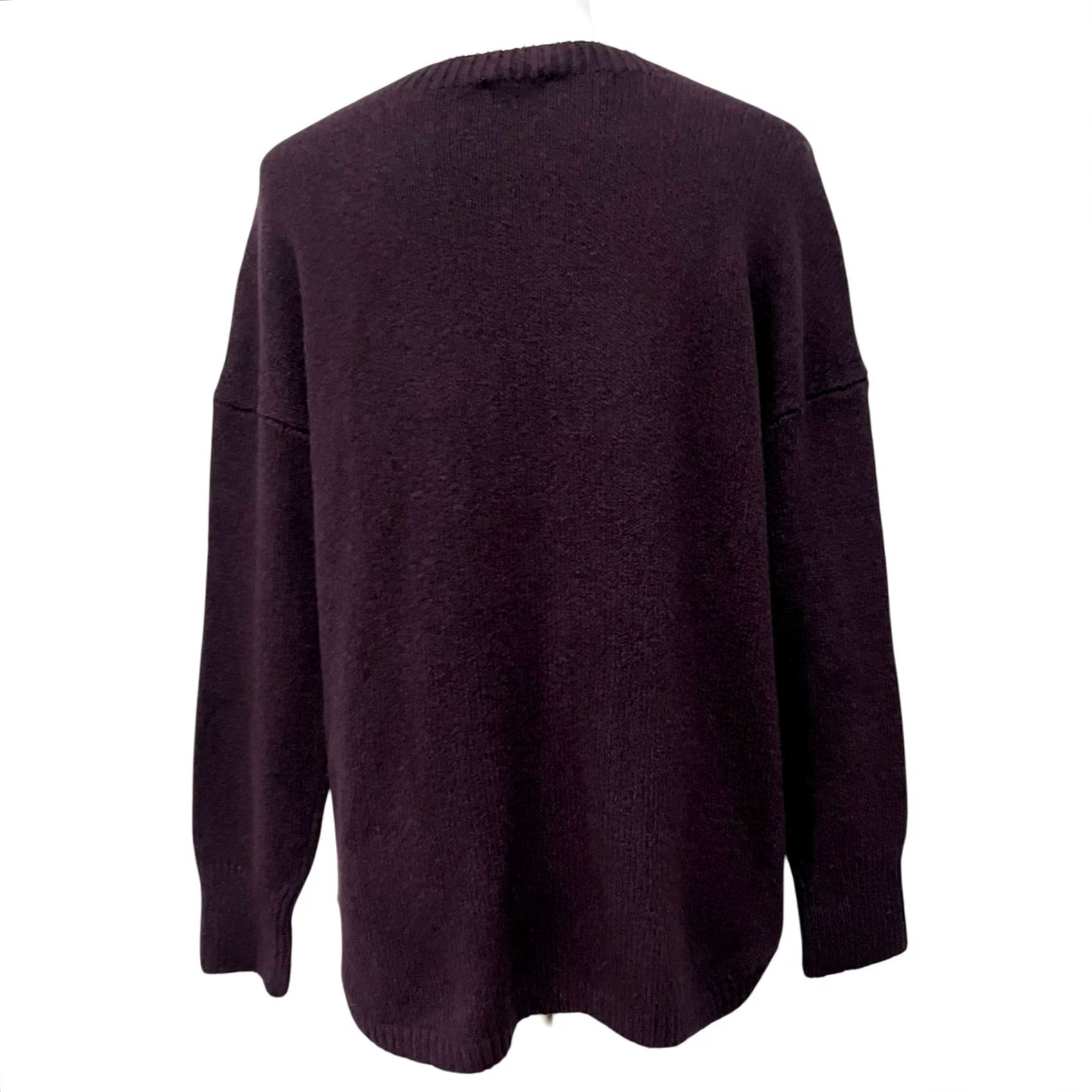J. Jill J.Jill Tunic Sweater Purple Cotton Blend One Pocket Women’s Petite M Pullover Long Sleeve Casual Business Size M / US 6-8 / IT 42-44 - 4 Thumbnail