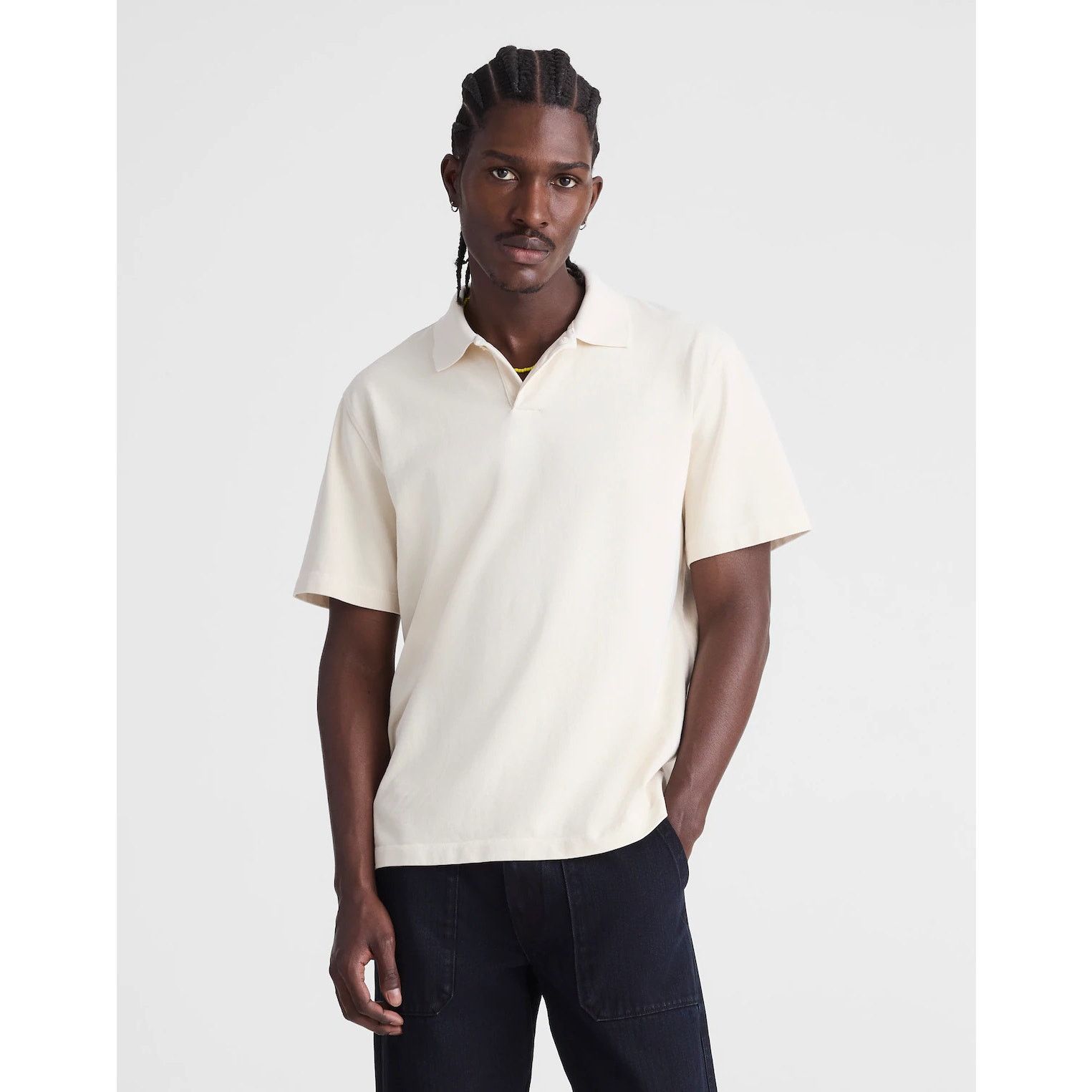 Madewell NWT Madewell Men's Short-Sleeve Compact-Knit Polo size XXL Size US XXL / EU 58 / 5 - 1 Thumbnail
