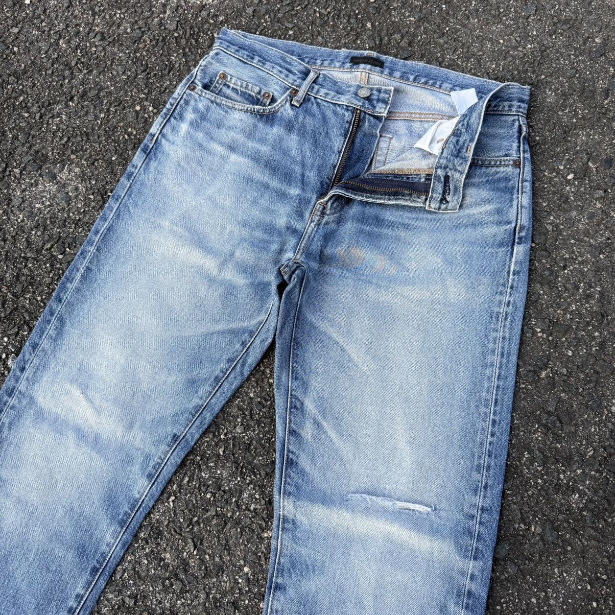 Japanese Brand VINTAGE JAPANESE STRAIGHT FADED DENIM JEAN PANTS Size US 33 - 9 Thumbnail