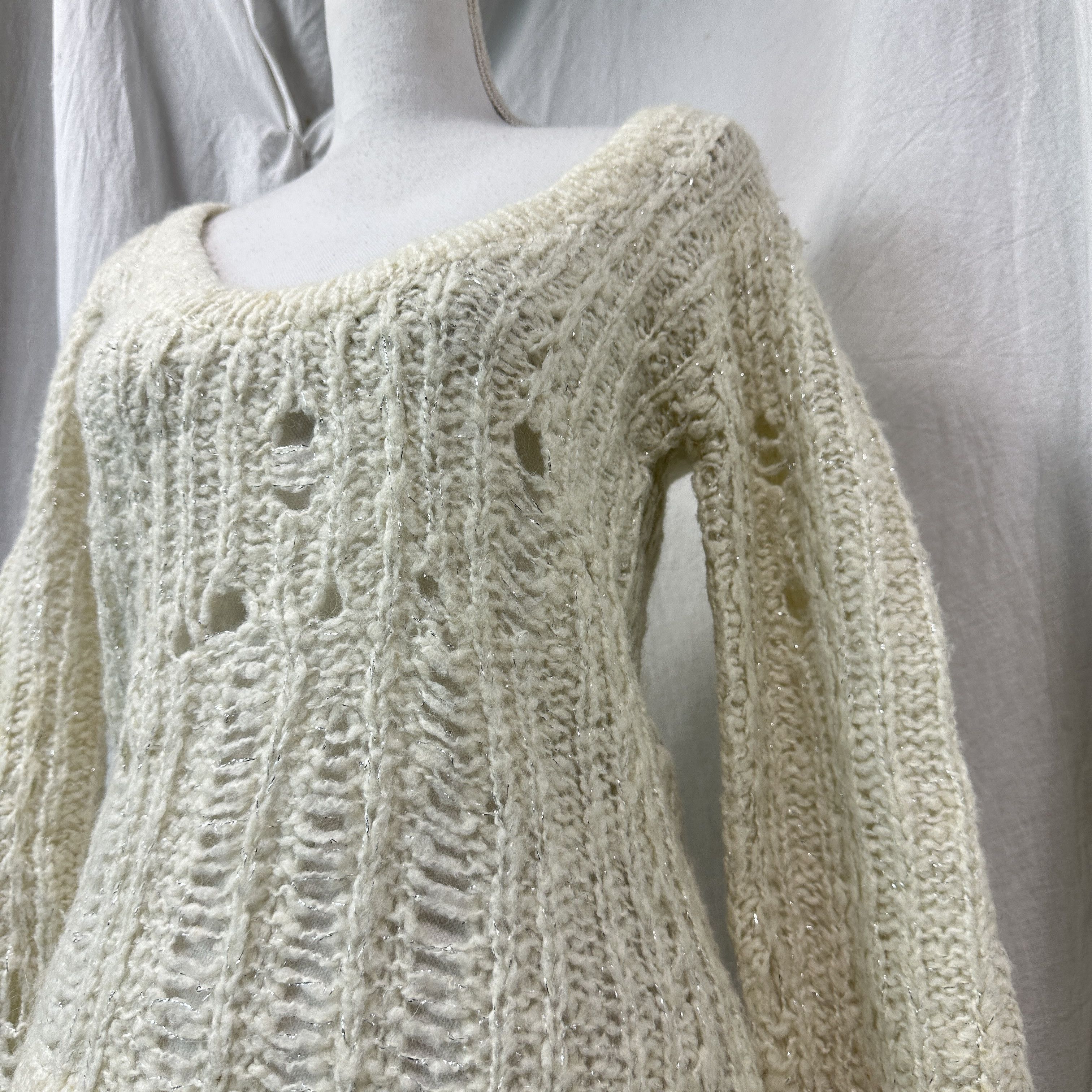Diesel Vintage Avant Garde Distressed Mohair Diesel Sweater Y2K Size L / US 10 / IT 46 - 6 Thumbnail
