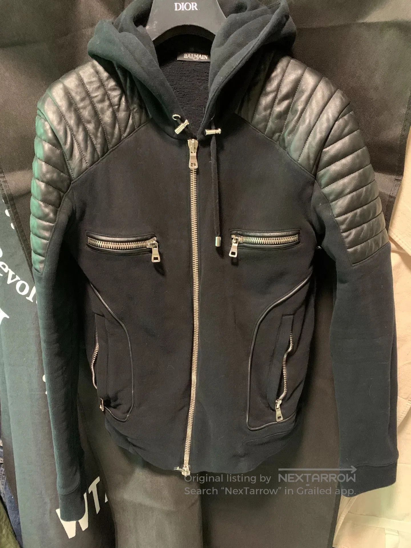 Balmain balmain black zip-up hoodie jacket size S. Size US S / EU 44-46 / 1 - 2 Thumbnail