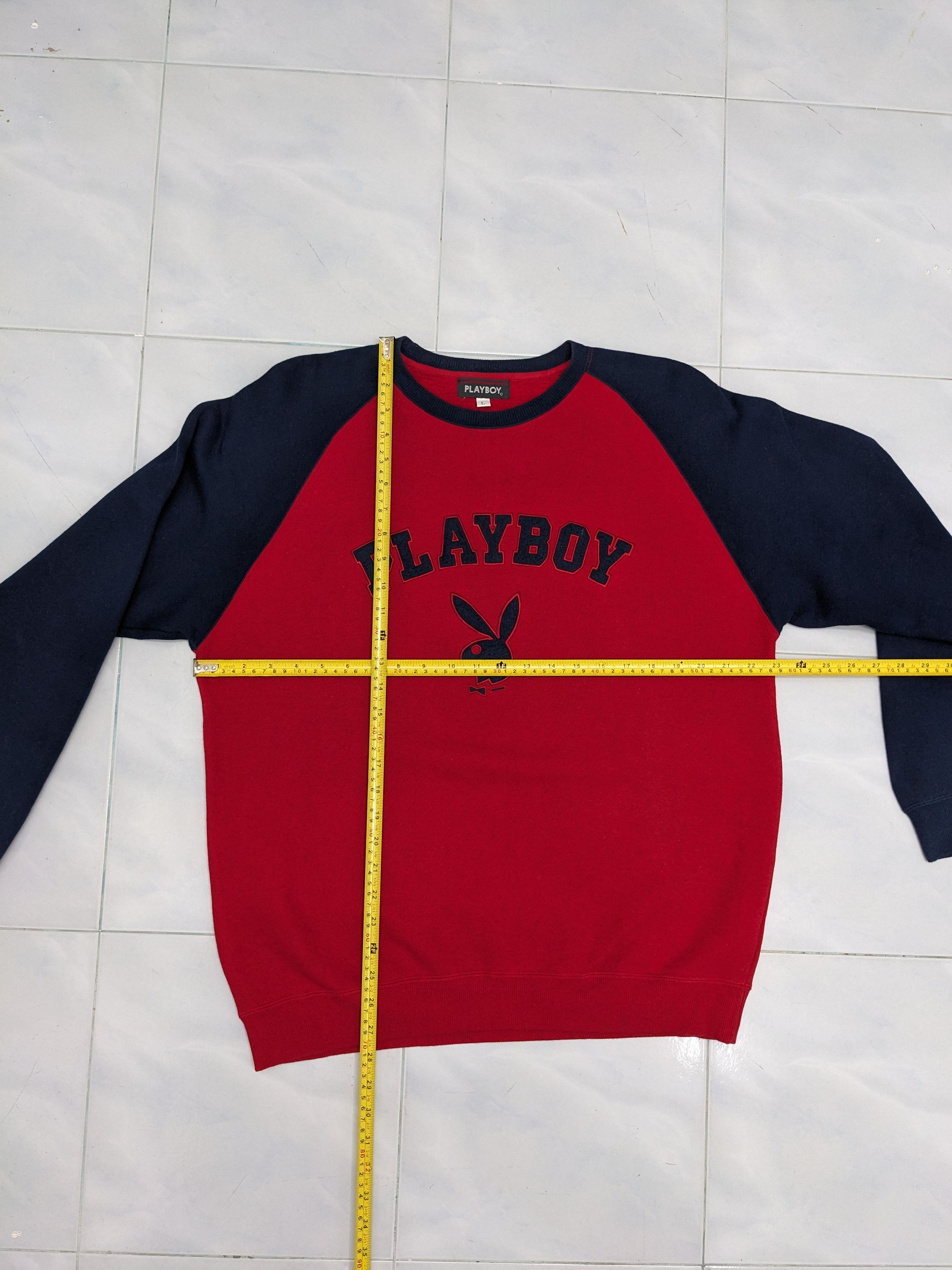 Playboy VINTAGE PLAYBOY RAGLAN SWEATSHIRT Size US L / EU 52-54 / 3 - 7 Thumbnail