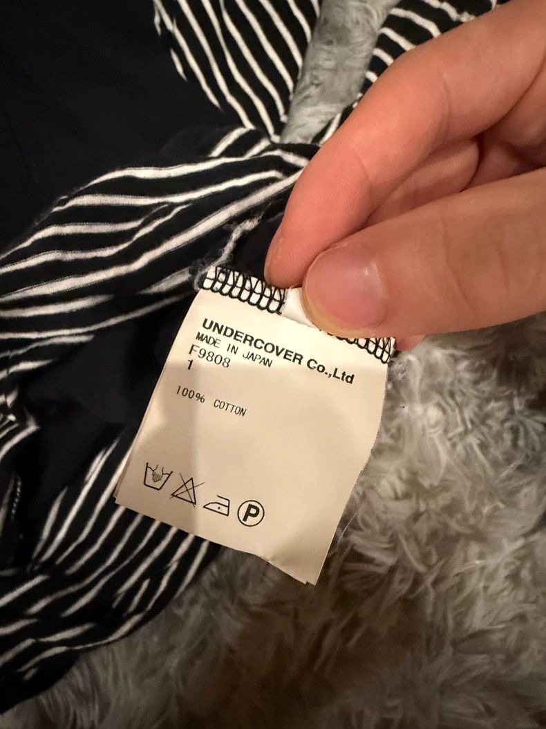 Undercover UNDERCOVER 14SS Punk Stripe Patchwork Oversized Neck Three Size US S / EU 44-46 / 1 - 5 Thumbnail