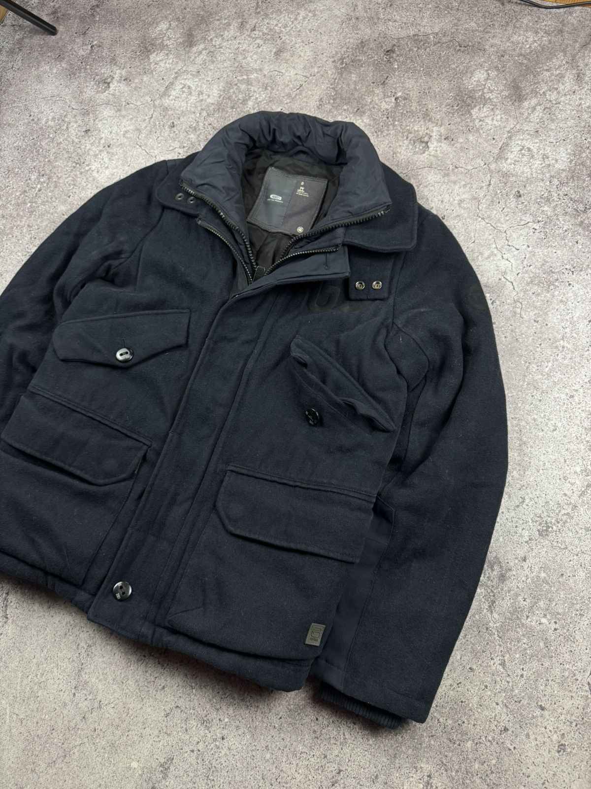 G-Star AVANT GARDE G STAR RAW JUNYA WATANABE WOOL BOMBER JACKET Y2K Size US S / EU 44-46 / 1 - 2 Thumbnail