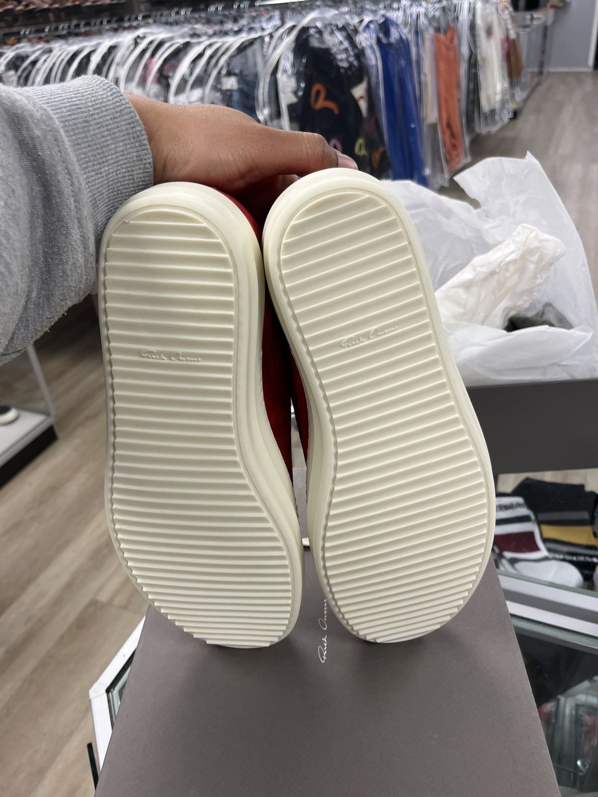 Rick Owens Rick Owens Extreme low carnelian/milk/milk size 9 Size US 9 / EU 42 - 4 Thumbnail