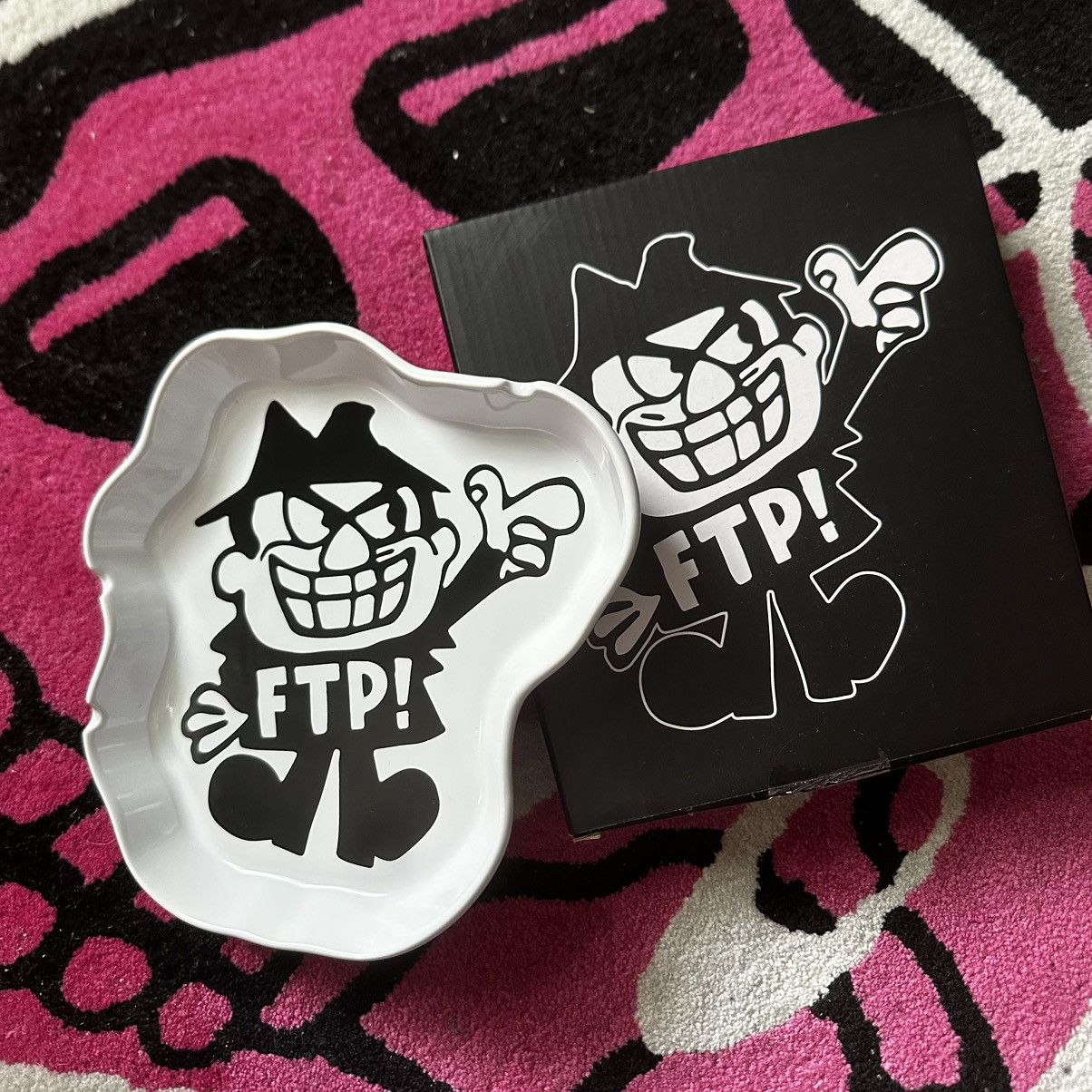 Fuck The Population New FTP Borris Ash Tray Fuck The Population Logo Smoking Size ONE SIZE - 1 Thumbnail