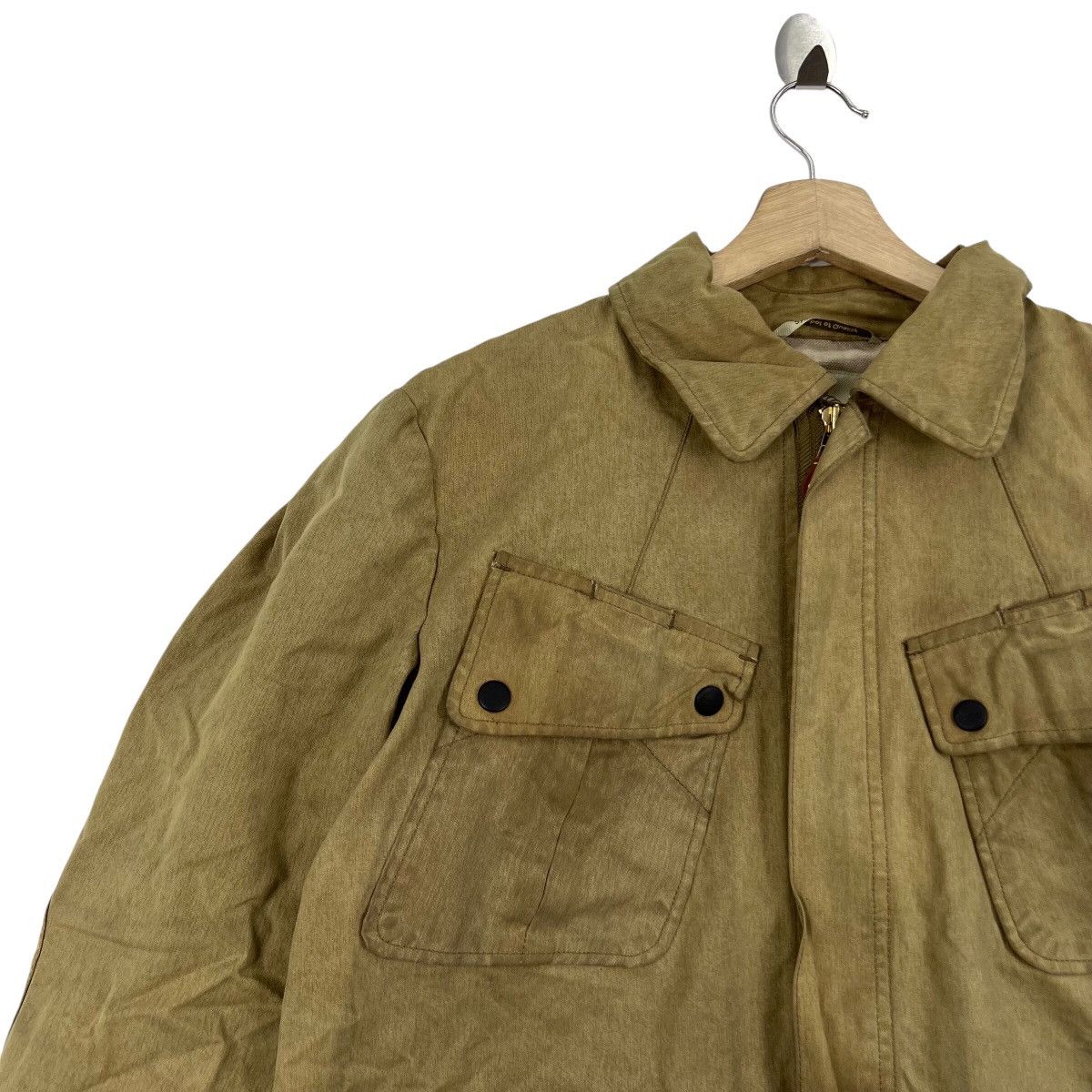 Vintage Vintage BASTONG Made In Korea Oil Waxed Chore Heavy Jacket Size US M / EU 48-50 / 2 - 5 Thumbnail