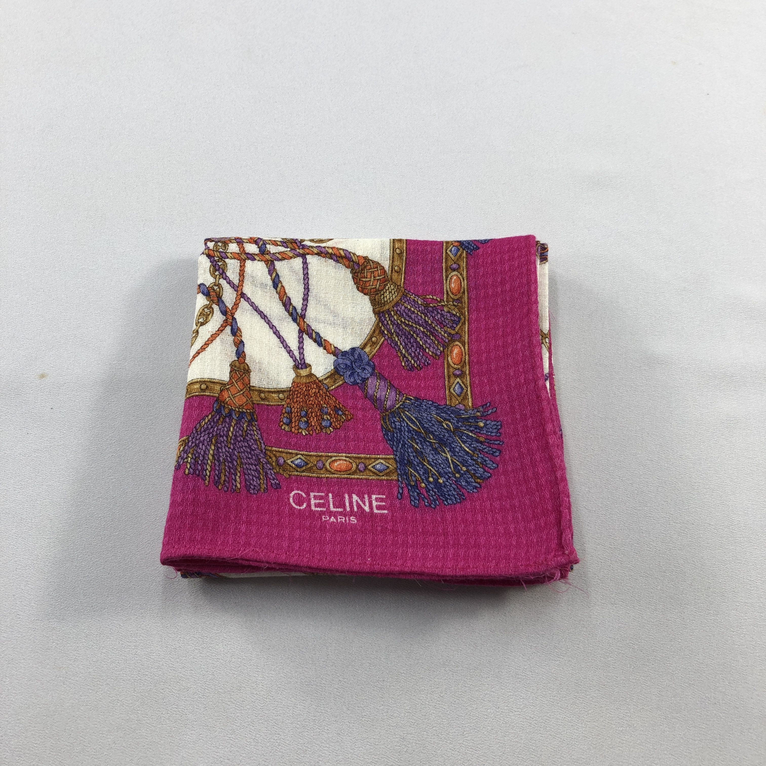 Celine Celine Handkerchief Neckerchief Bandana H3060 Size ONE SIZE - 9 Thumbnail