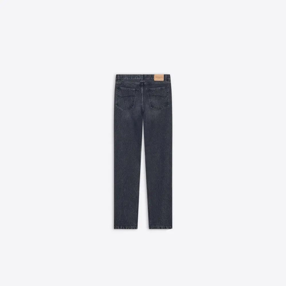 Balenciaga o1w1db10425 Year Of The Tiger Normal Fit Denim Pant Black Size US 31 - 2 Thumbnail