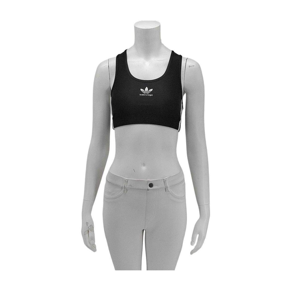 Adidas × Balenciaga Balenciaga x Adidas Trefoil Crop Top Size S Size S / US 4 / IT 40 - 1 Thumbnail