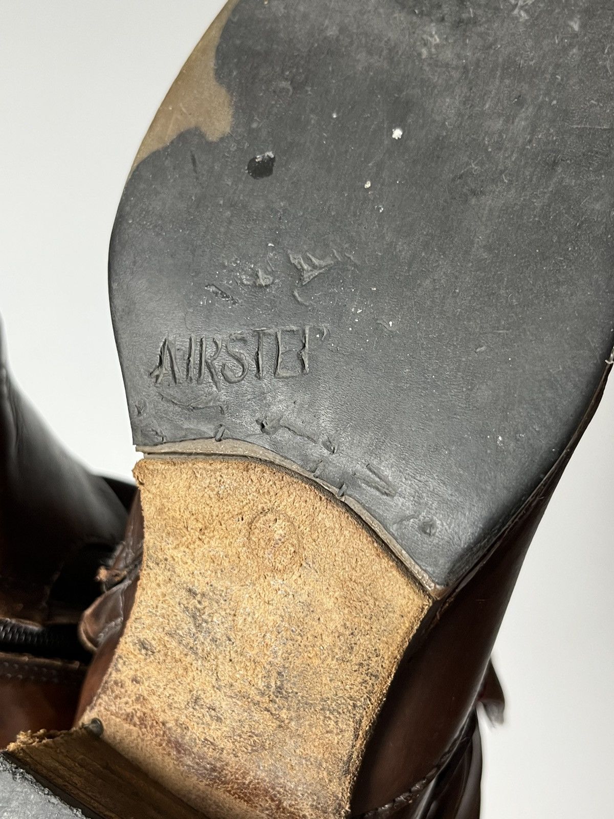 A.S.98 🔥RARE A.S.98 Airsteps Ankle Leather Vintage Western Boots Size US 7 / IT 37 - 12 Thumbnail