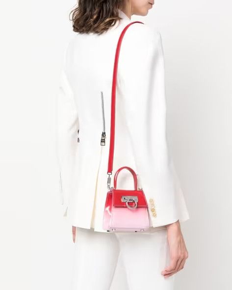 Salvatore Ferragamo o1y0426 Size : OS / Handbag in Red/Pink Size ONE SIZE - 5 Thumbnail