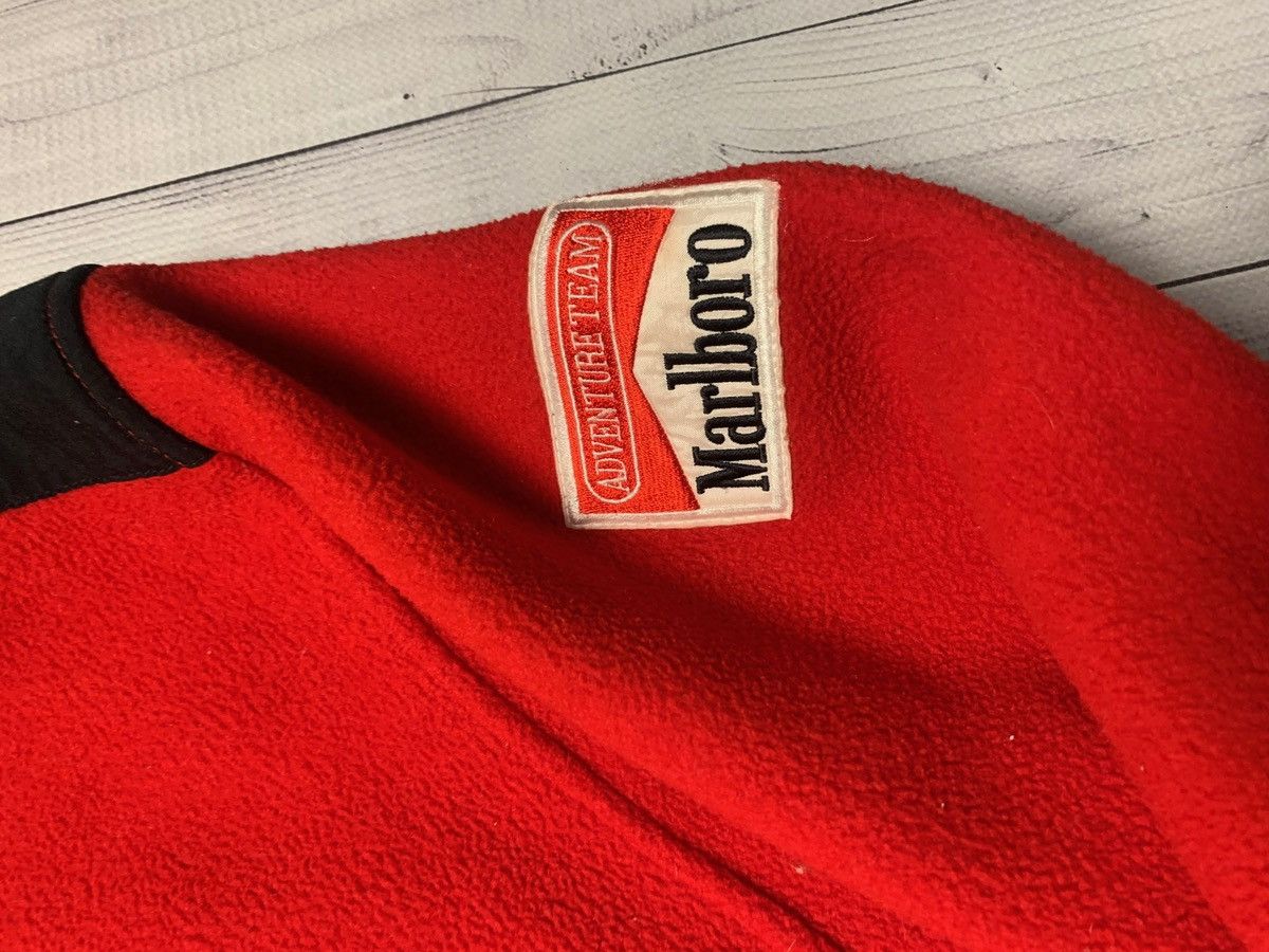 Marlboro × Vintage Vintage Marlboro fleece sweatshirt jacket size L logo rare Size US L / EU 52-54 / 3 - 5 Thumbnail
