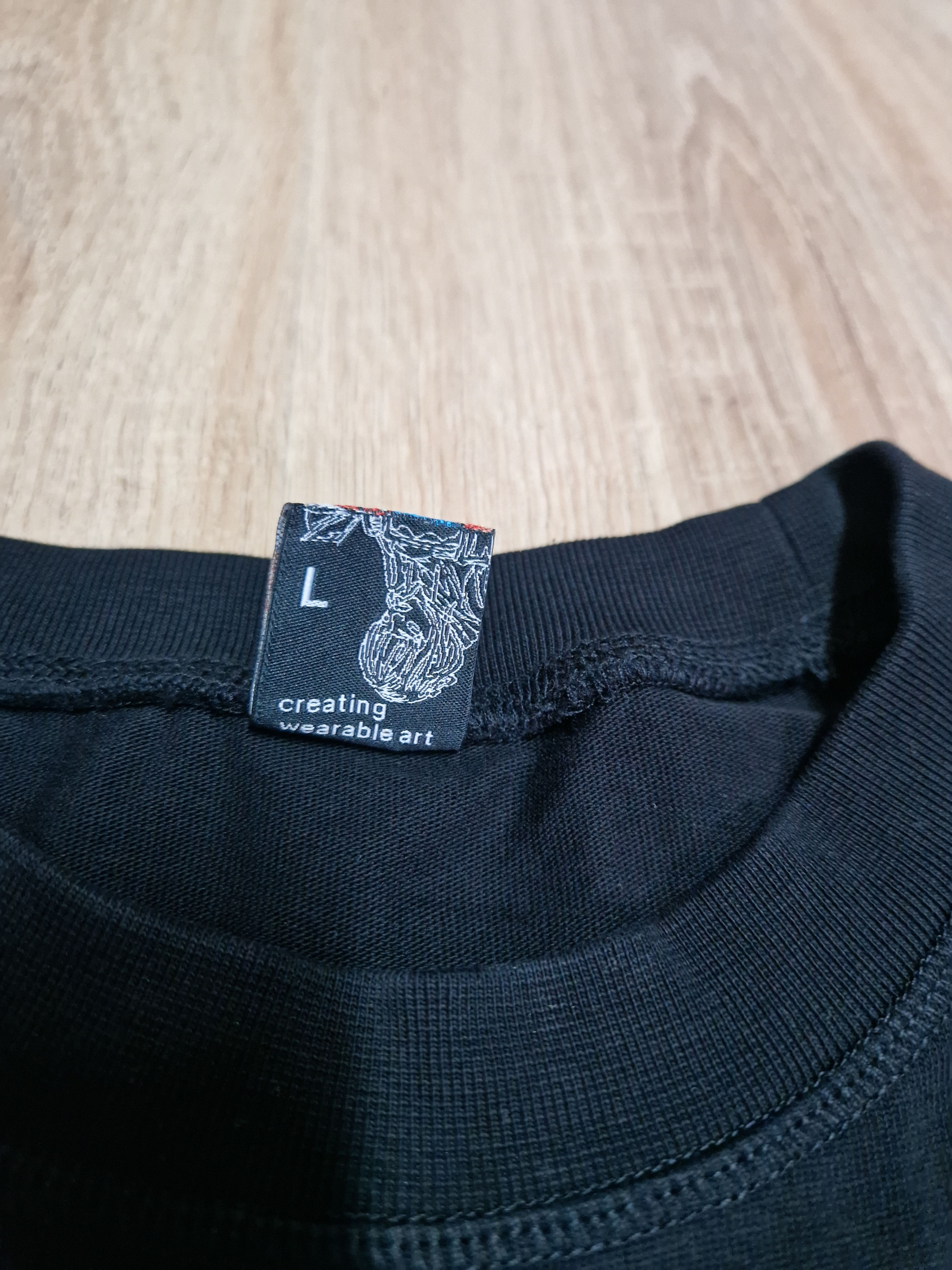 Derschutze Derschutze Awakening Embroidered Heavyweight Tee Black L Size US L / EU 52-54 / 3 - 5 Thumbnail