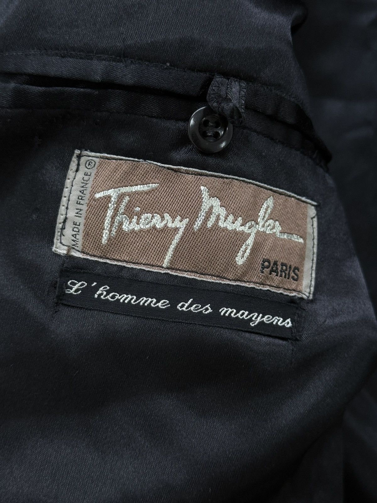 Thierry Mugler Vintage Thierry Mugler Wool Double Breasted Coat Size US XL / EU 56 / 4 - 11 Thumbnail