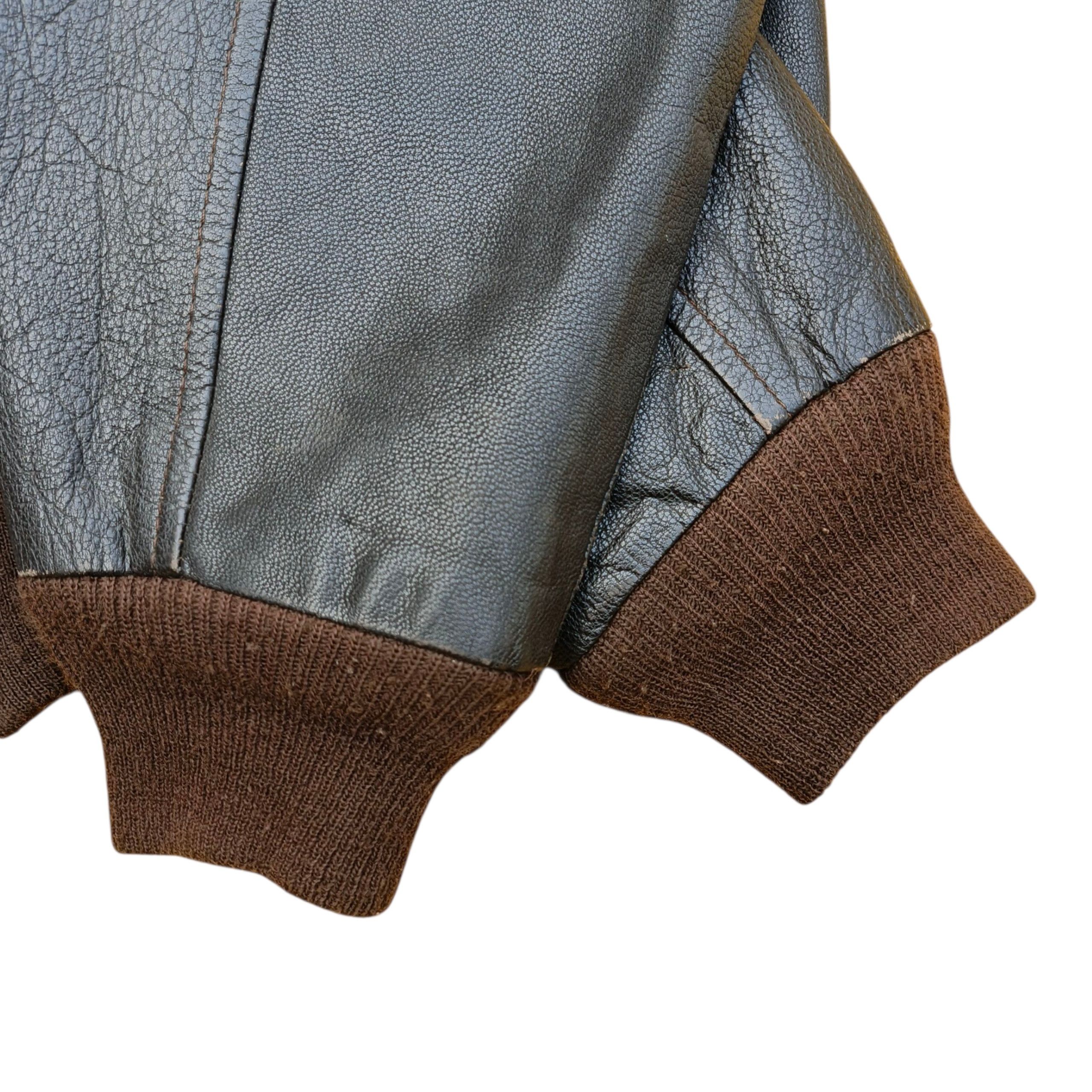Avirex Avirex A-2 50th Aniversary Us Air Force Brown Leather Jacket Size US L / EU 52-54 / 3 - 12 Thumbnail