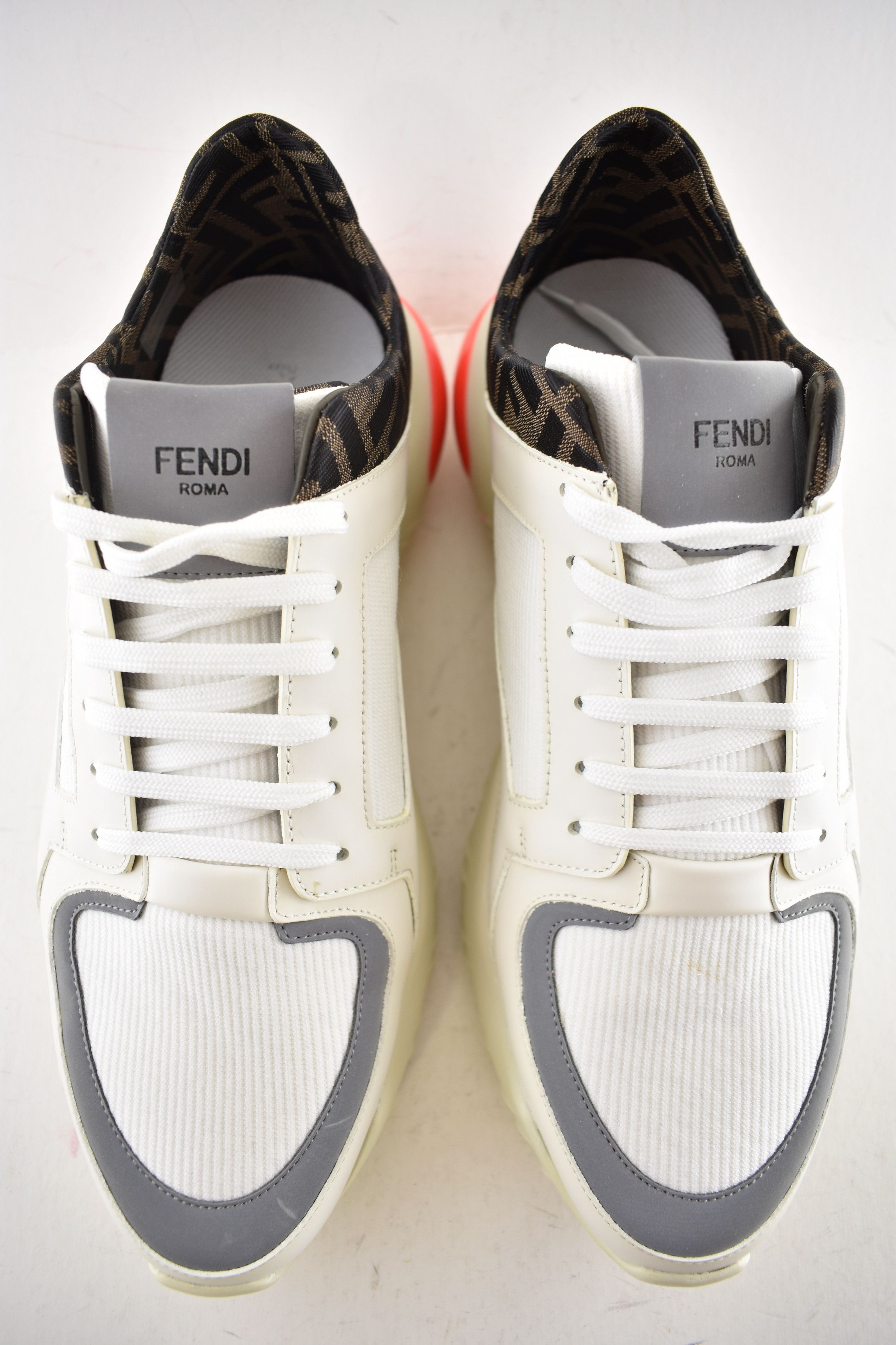 Fendi Fendi FF Tec Fabric Logo Sneaker Flat Trainer UK 9.5 US 10.5 Size US 10.5 / EU 43-44 - 5 Thumbnail