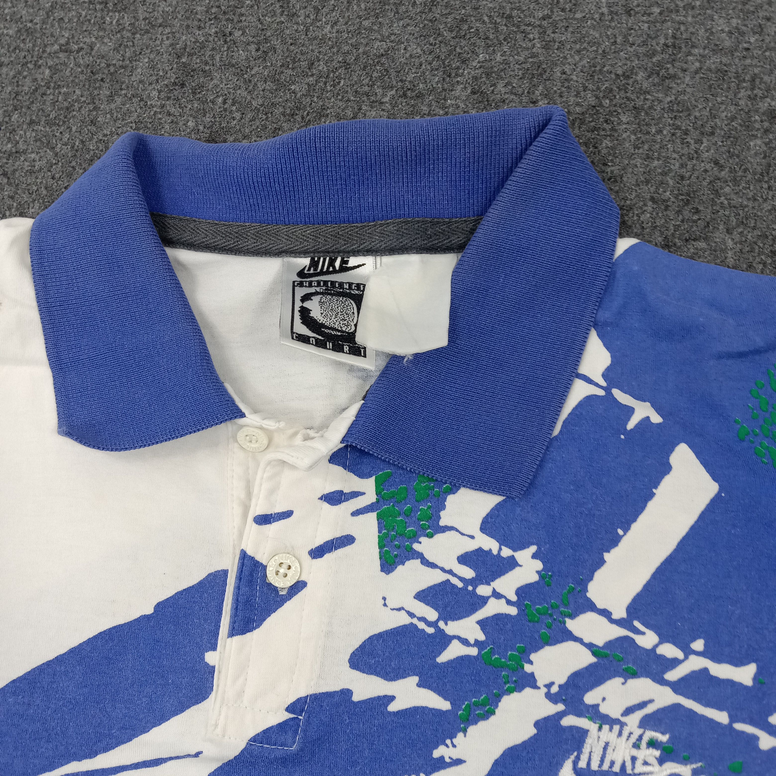 Nike × Vintage Nike Challenge Court Tennis Sports Polo Shirt Size US M / EU 48-50 / 2 - 3 Thumbnail