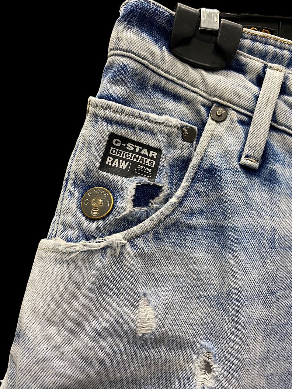 G-Star 💥BEST OFFER💥VINTAGE GSTAR DISTRESSED DENIM JEANS Size US 32 / EU 48 - 5 Thumbnail