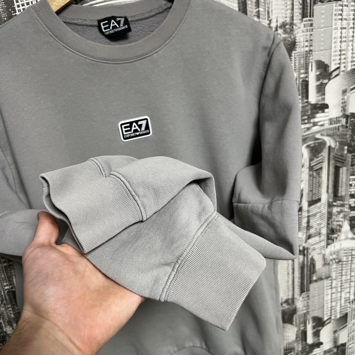 Emporio Armani Emporio Armani Center Logo Jumper Sweatshirt Gray Size L Size US L / EU 52-54 / 3 - 7 Thumbnail