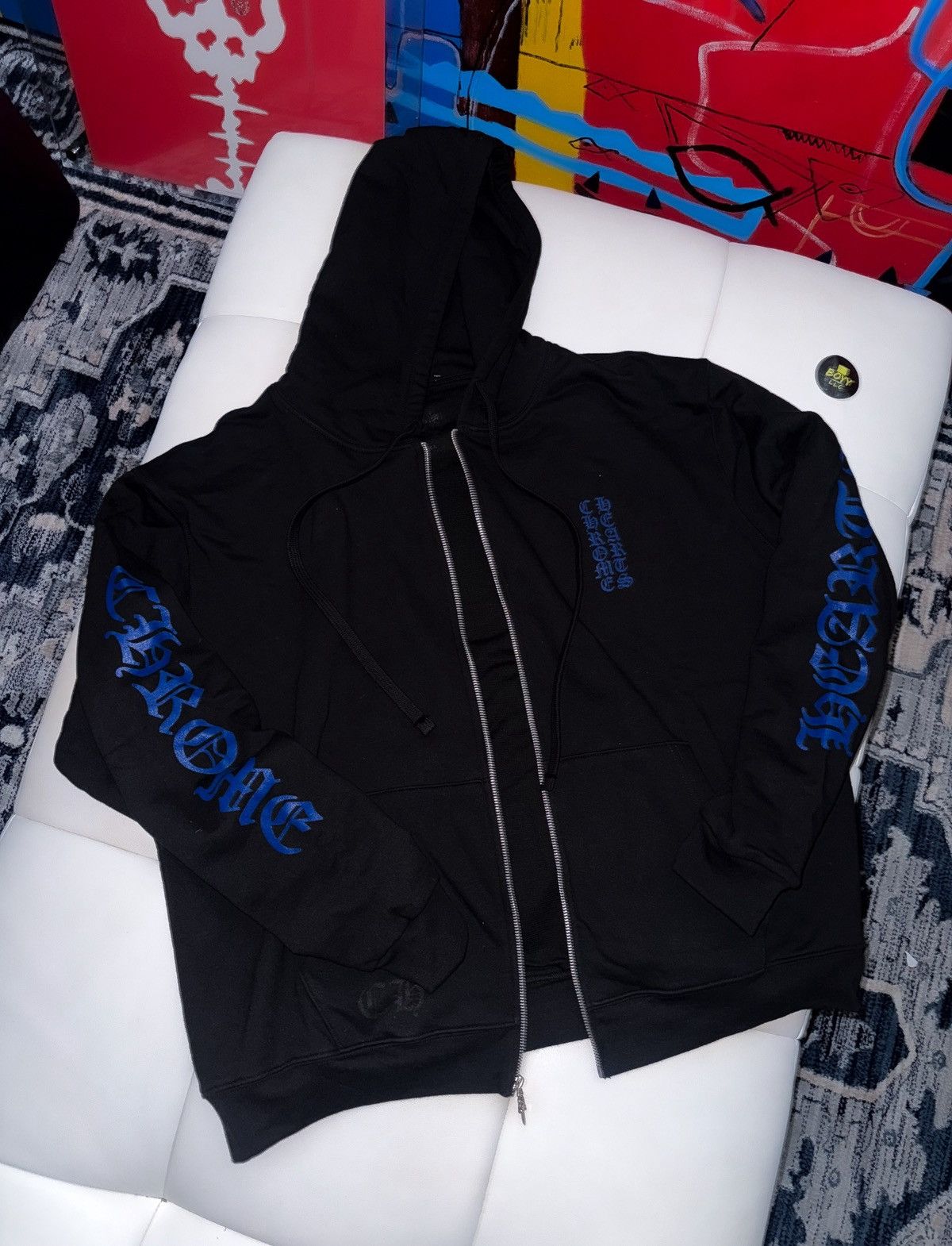 Chrome Hearts Chrome hearts thermal lining logo hoodie Size US L / EU 52-54 / 3 - 4 Thumbnail