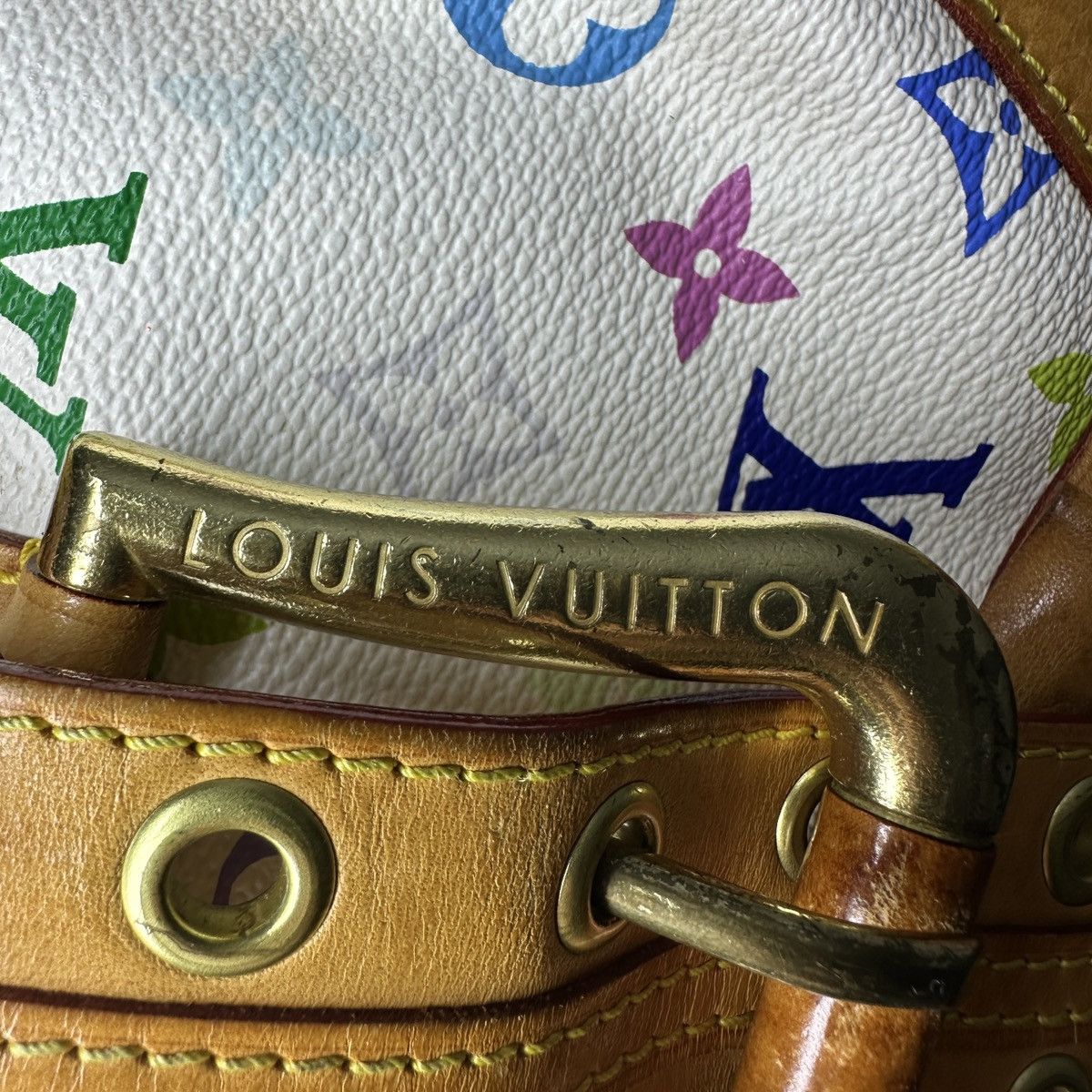 Louis Vuitton × Takashi Murakami Auth Louis Vuitton x Takashi Murakami Multicolore Leonor Bag Size ONE SIZE - 12 Thumbnail