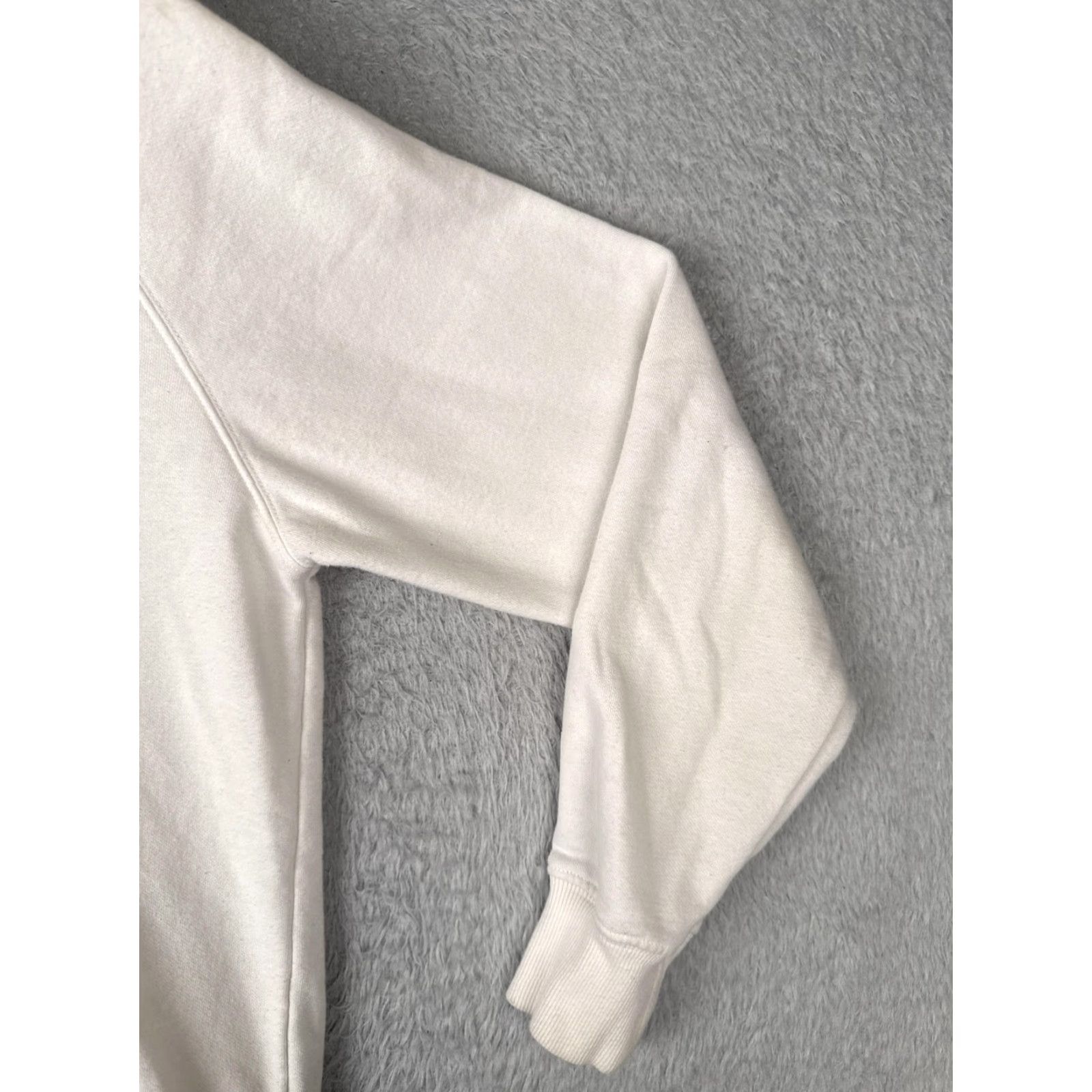 The North Face The North Face Hoodie Womens Large White Graphic Logo Raglan Pullover Sweatshirt Size L / US 10 / IT 46 - 2 Thumbnail