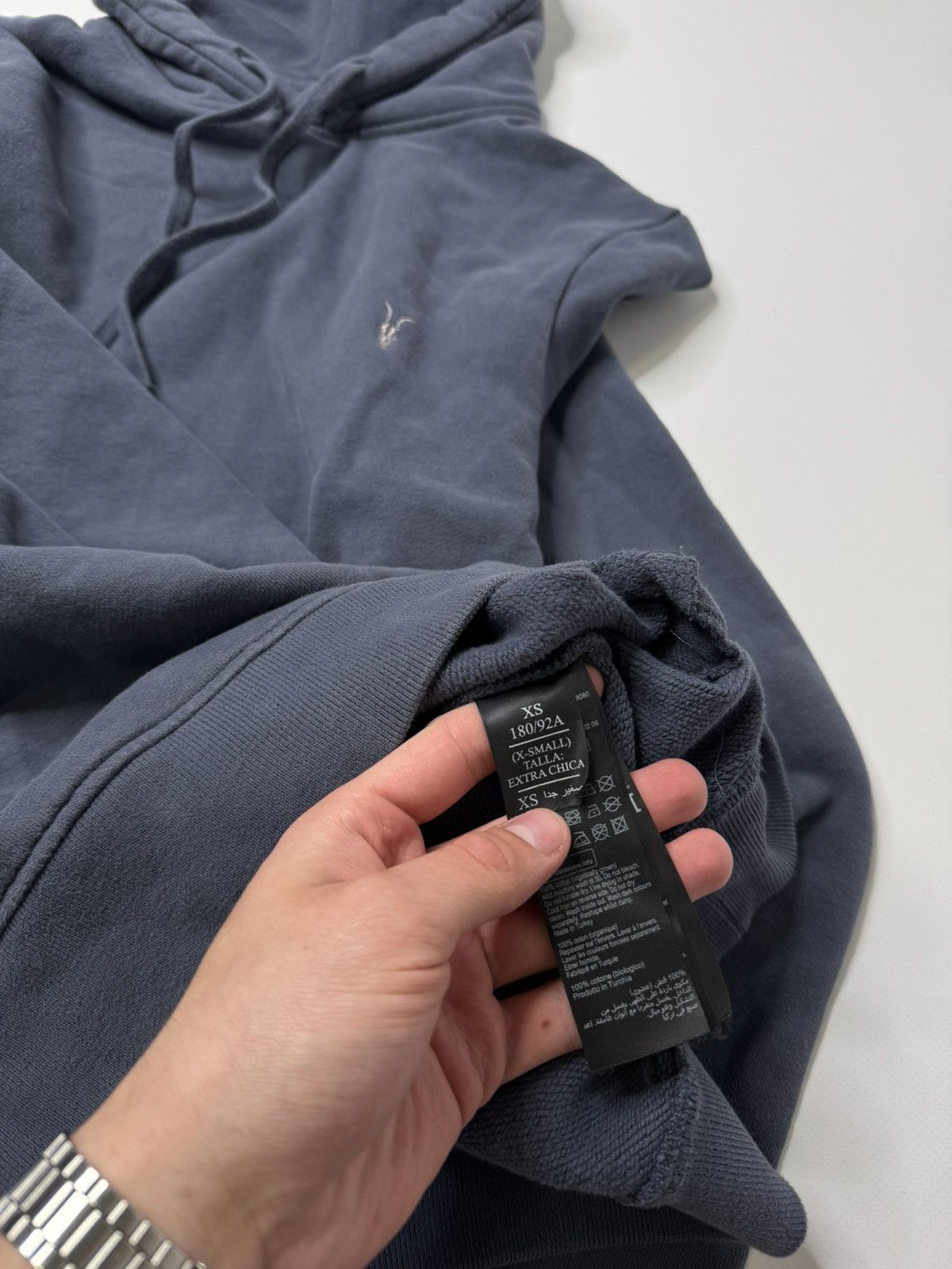 Allsaints Allsaints All Saints small logo hoodie swag y2k designer sk8 Size US XS / EU 42 / 0 - 8 Thumbnail