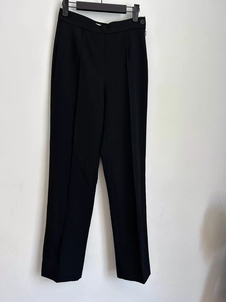 Balenciaga Balenciaga Black wool slacks pants 2501-Nextarrow Size 35" - 1 Thumbnail