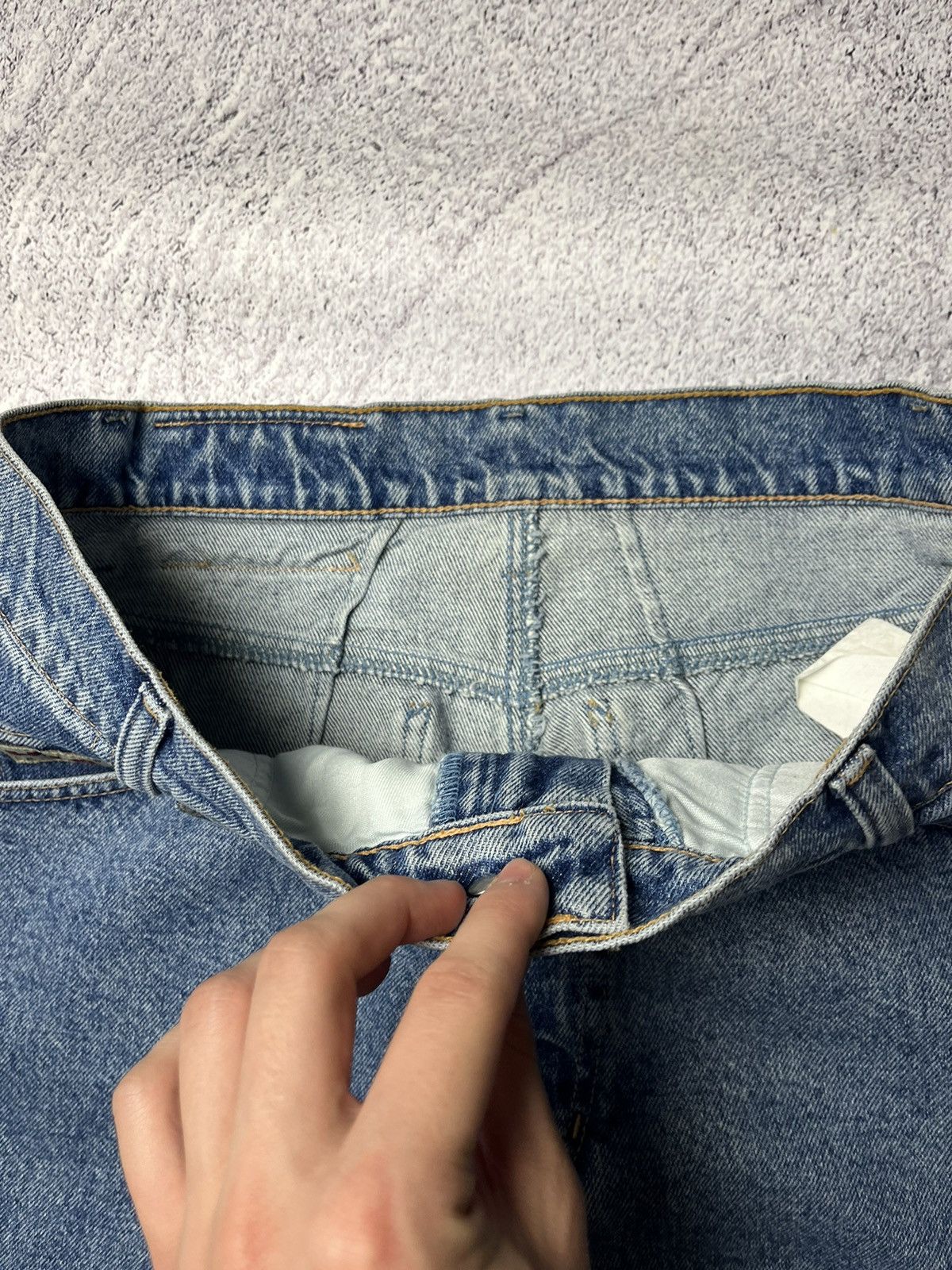 Vintage 🔥New! Vintage Jeans H.I.S Acid Wash Blue Made In USA Size US 32 / EU 48 - 7 Thumbnail