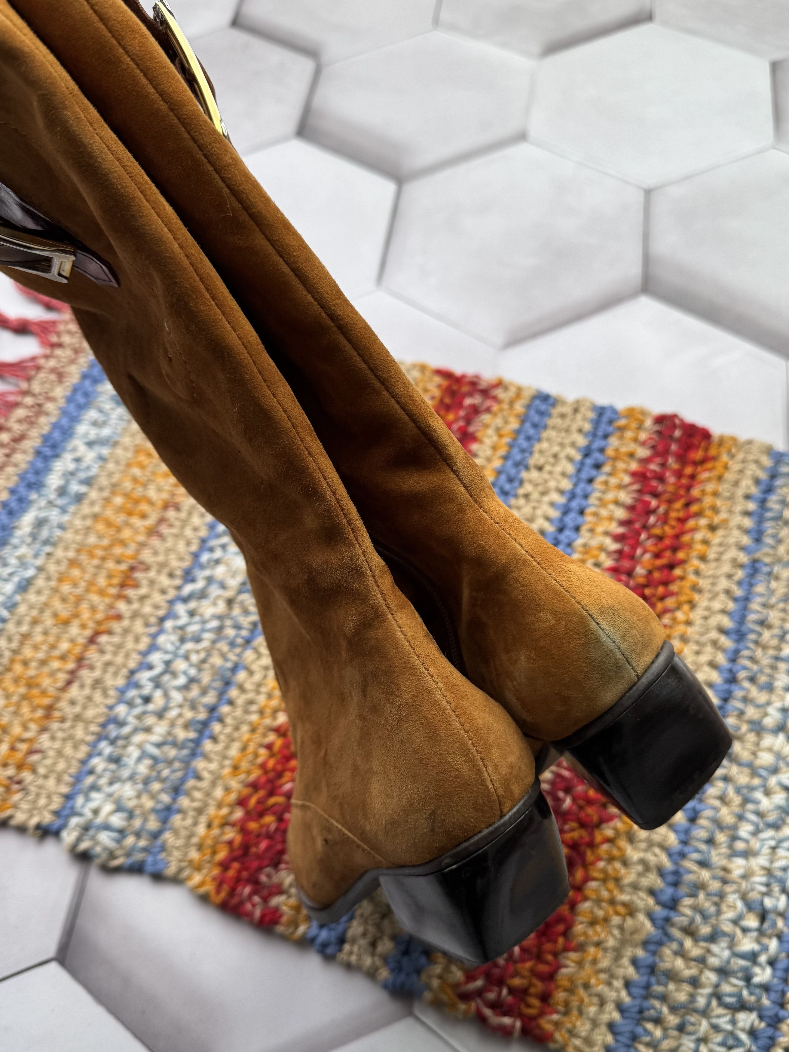 Japanese Brand Vintage Suede Boots Size US 7 / IT 37 - 8 Thumbnail