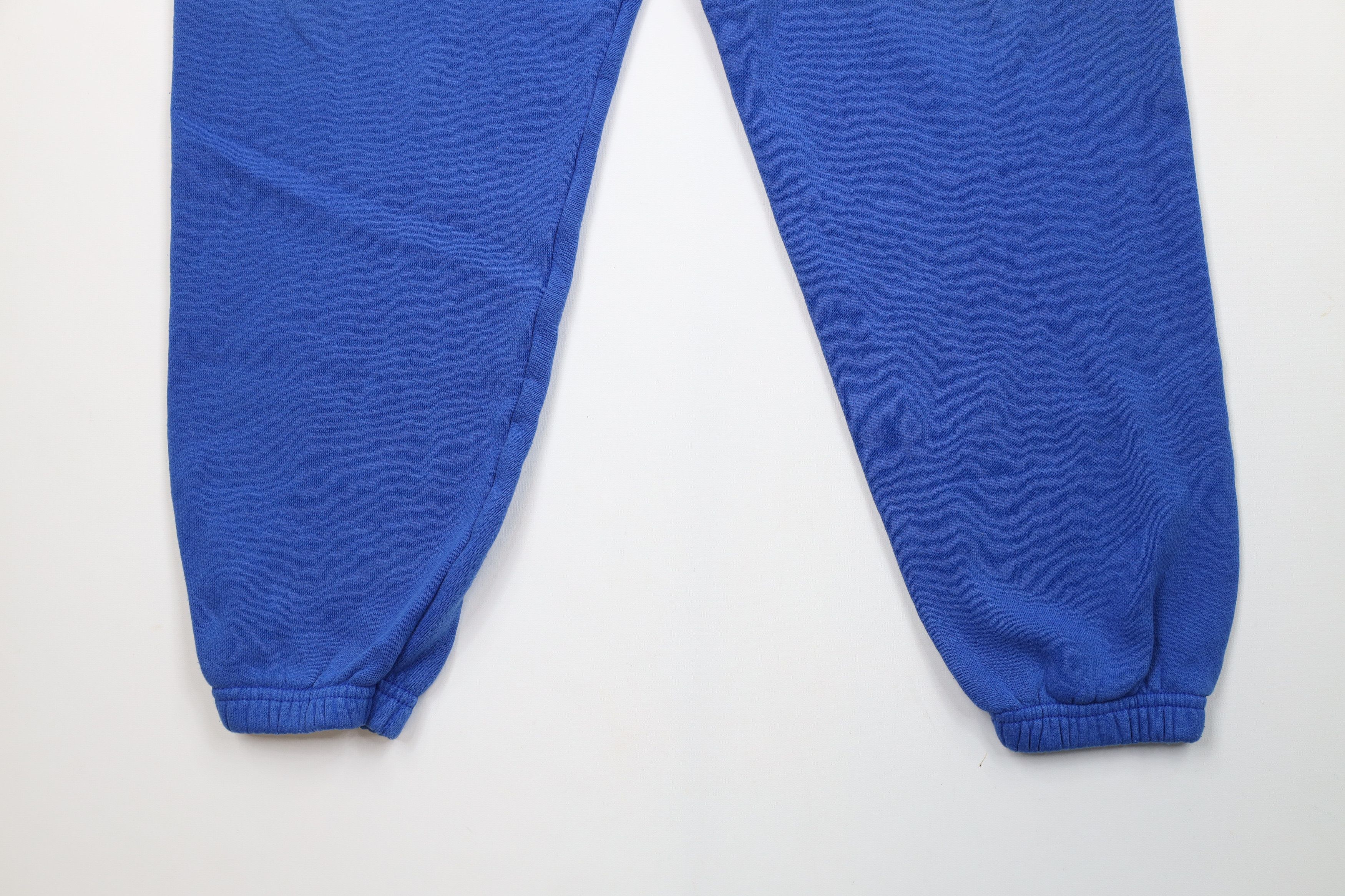 Vintage Vintage 90s Streetwear Cuffed Sweatpants Joggers Blue USA Size US 36 / EU 52 - 4 Thumbnail