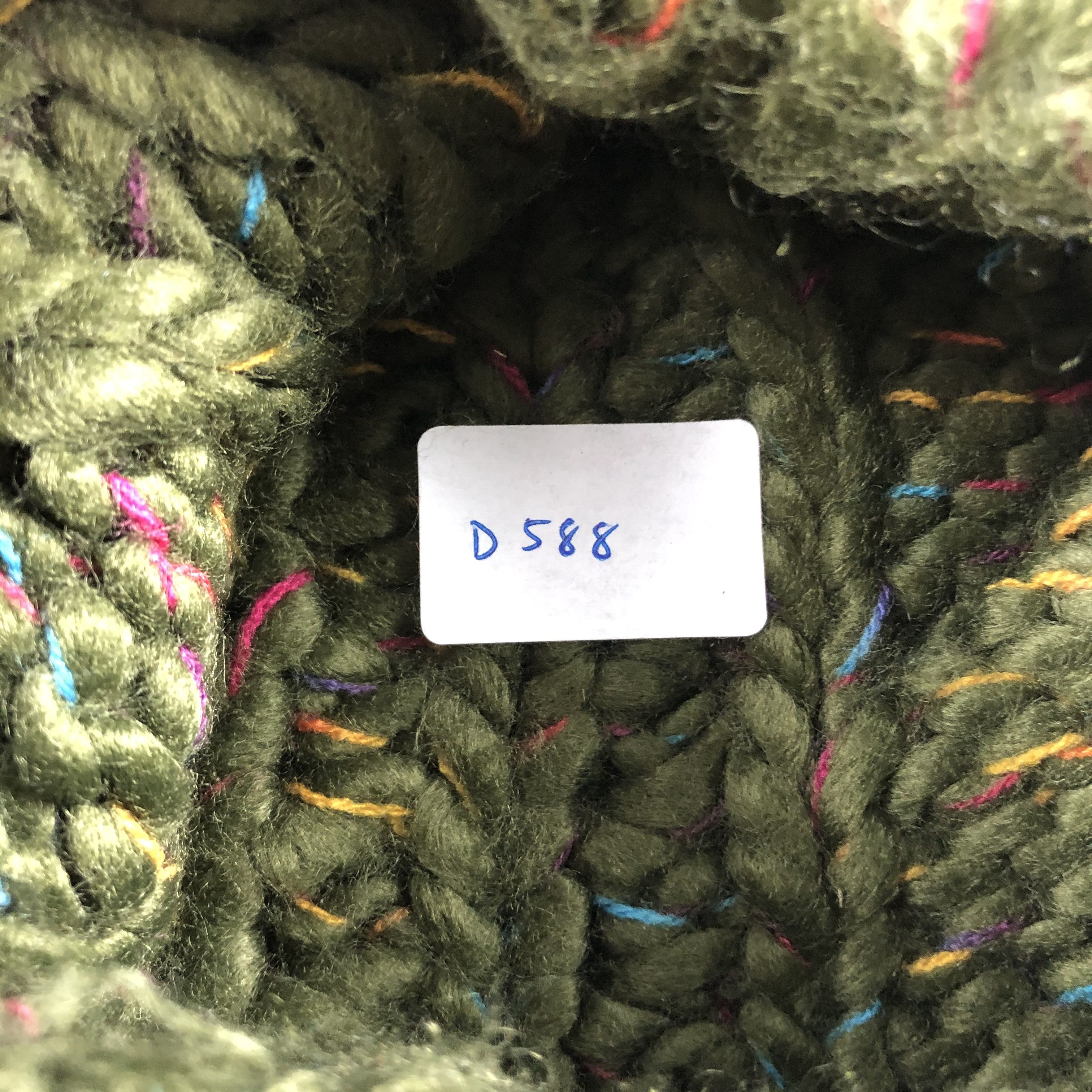 Japanese Brand × Vintage Aran Isle PomPom Beanie Snow Hat Snow Cap -D588 Size ONE SIZE - 7 Thumbnail