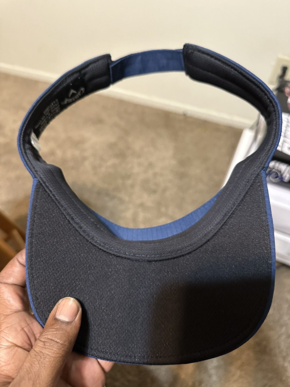 Callaway Vintage Callaway golf “triple navy island” visor 00s Size ONE SIZE - 7 Thumbnail