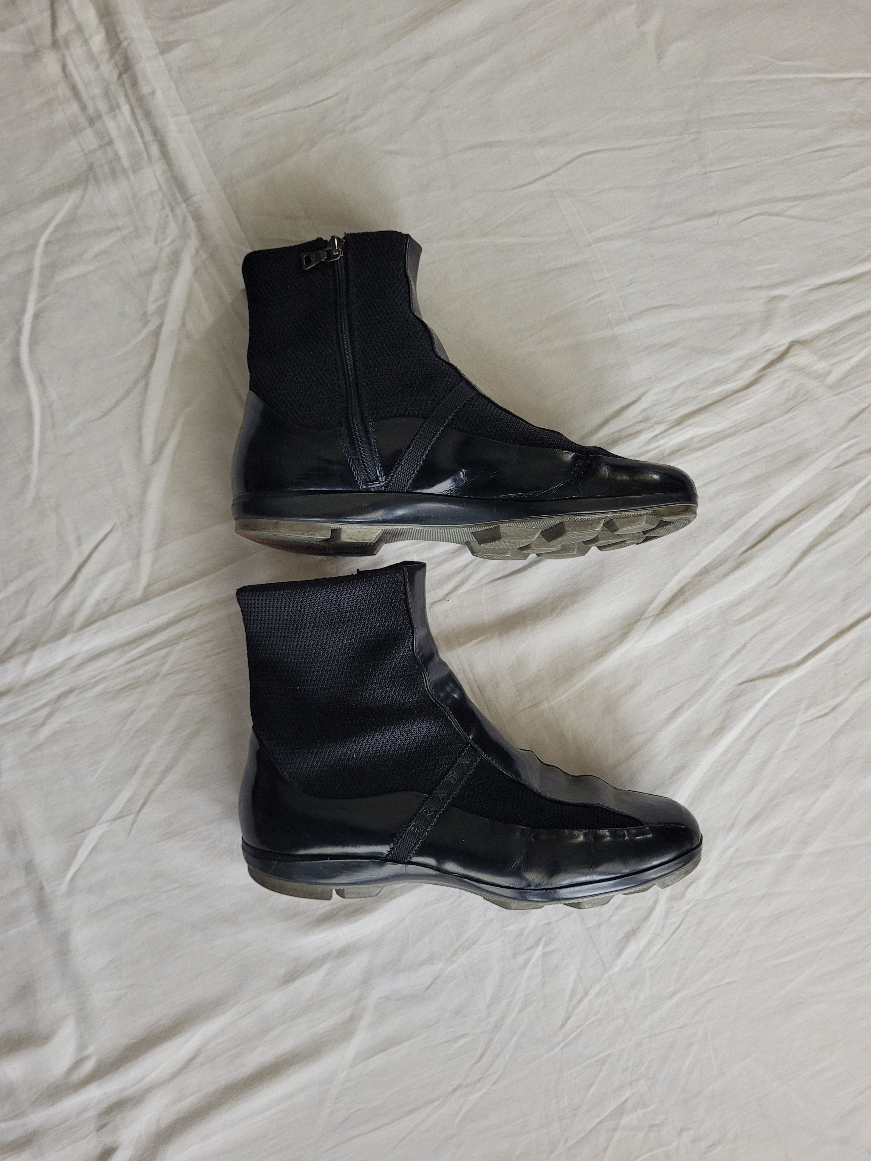 Prada Prada Sport early2000s avantgarde biker boots Size US 7 / IT 37 - 15 Thumbnail