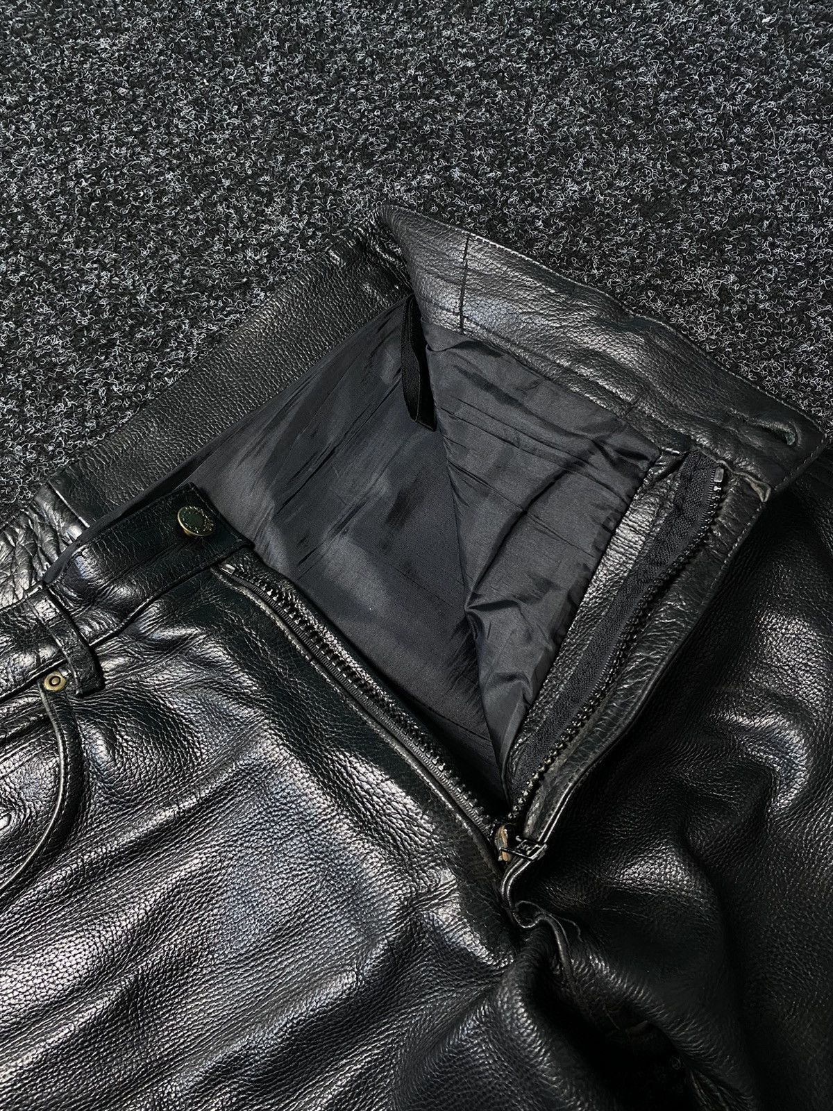 Leather Difi Leather Moto Biker Racing Pants Opium y2k Size US 33 - 8 Thumbnail