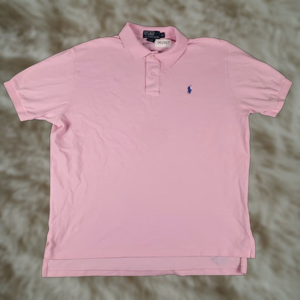 Ralph Lauren Ralph Lauren Polo Shirt Mens XL Pink Casual Short Sleeve Activewear Size US XL / EU 56 / 4 - 1 Thumbnail