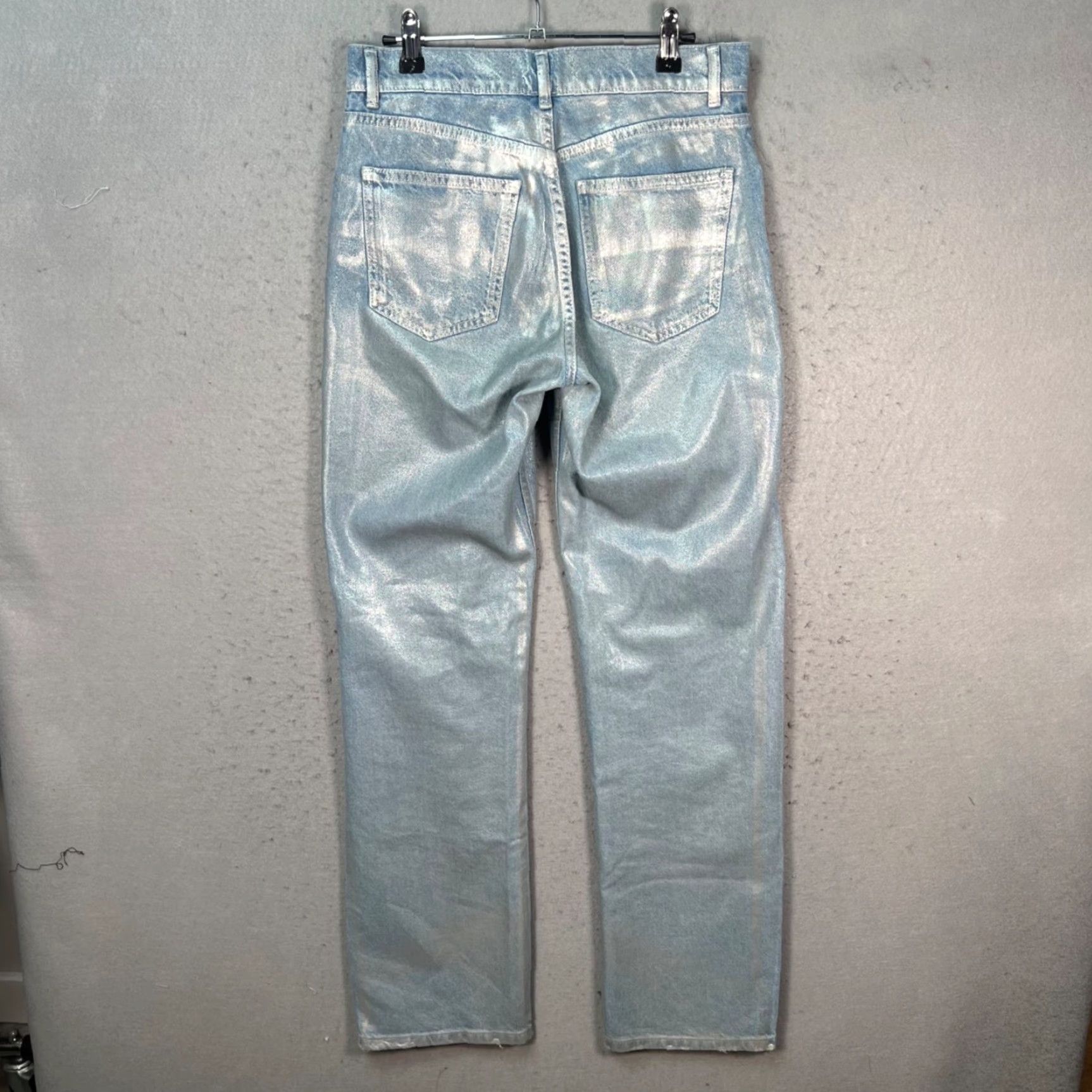 Vintage Pull&Bear Jeans Womens Size 4 Light Wash High-Waisted Straight Denim Size 27" / US 4 / IT 40 - 2 Thumbnail
