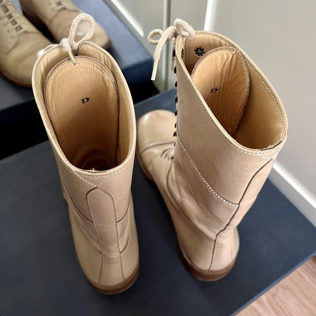 Burberry Roberto Menichetti AW99 ‘Amphibio’ Boots Size US 7 / IT 37 - 9 Thumbnail