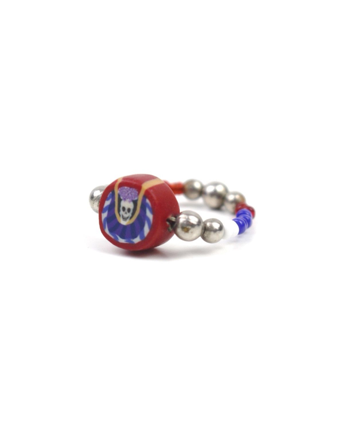 Hysteric Glamour 2000S JAPANESE MADE PUNK SKULL BEADS RING Size ONE SIZE - 1 Thumbnail