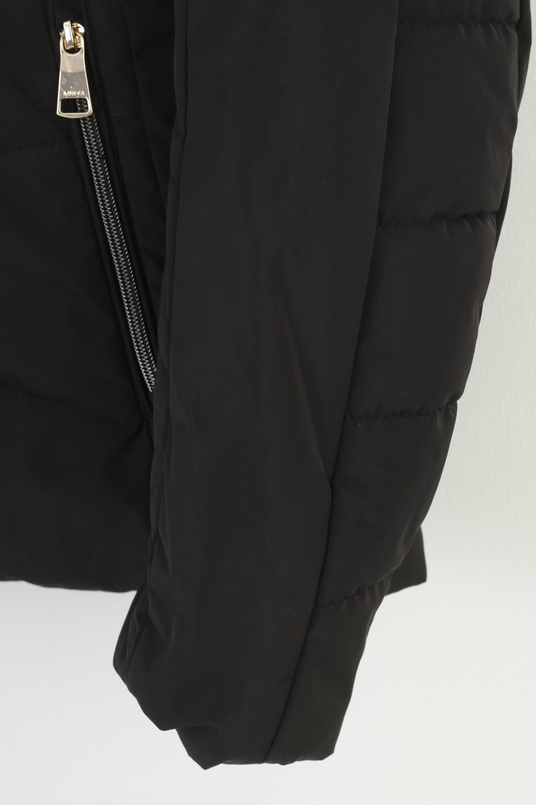 Vintage Luhta Woman 40 L Jacket Black Ski Padded Full Zipper 0760 Size S / US 4 / IT 40 - 4 Thumbnail